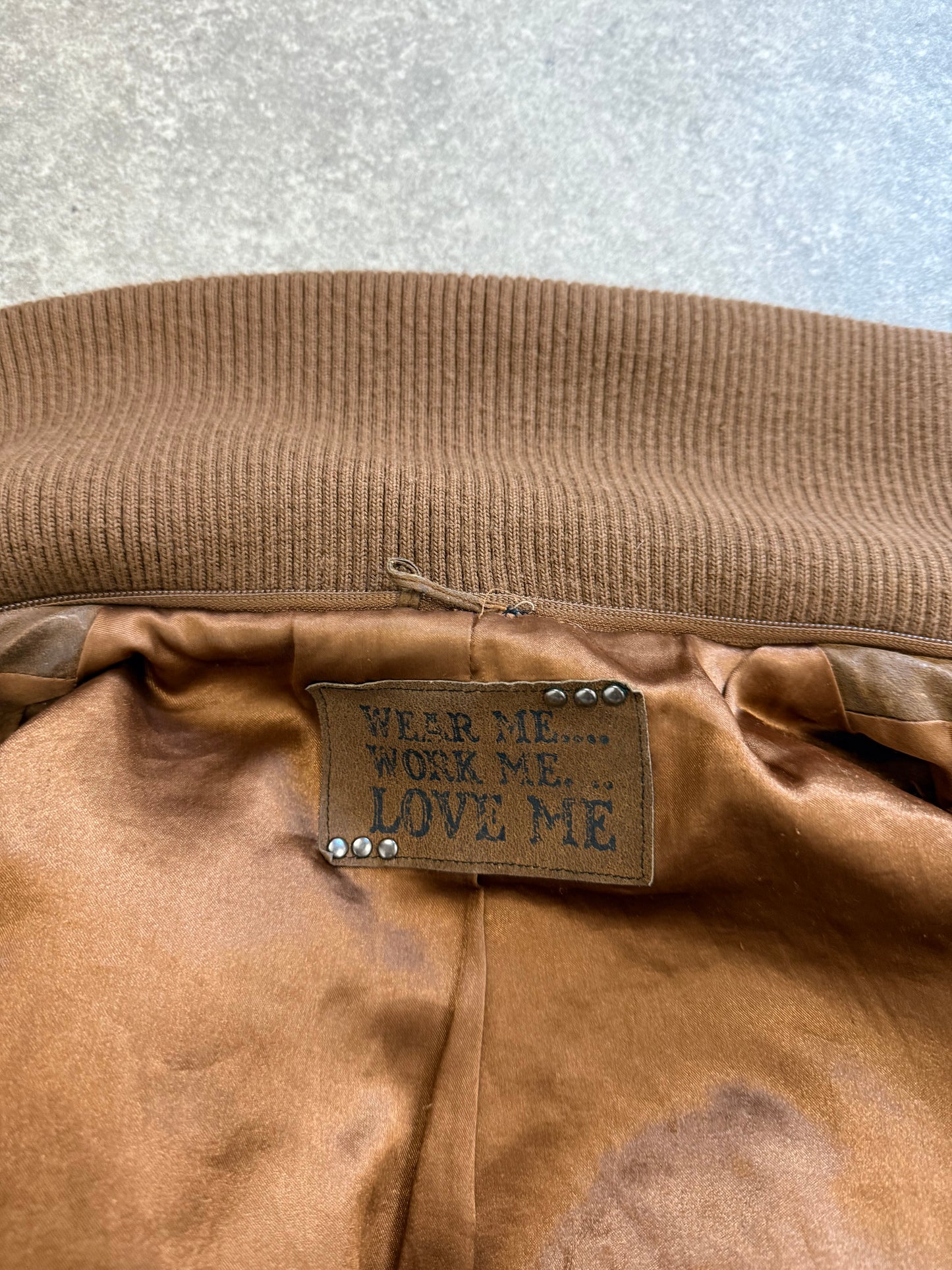 Fitted Leather Jacket (UK12)