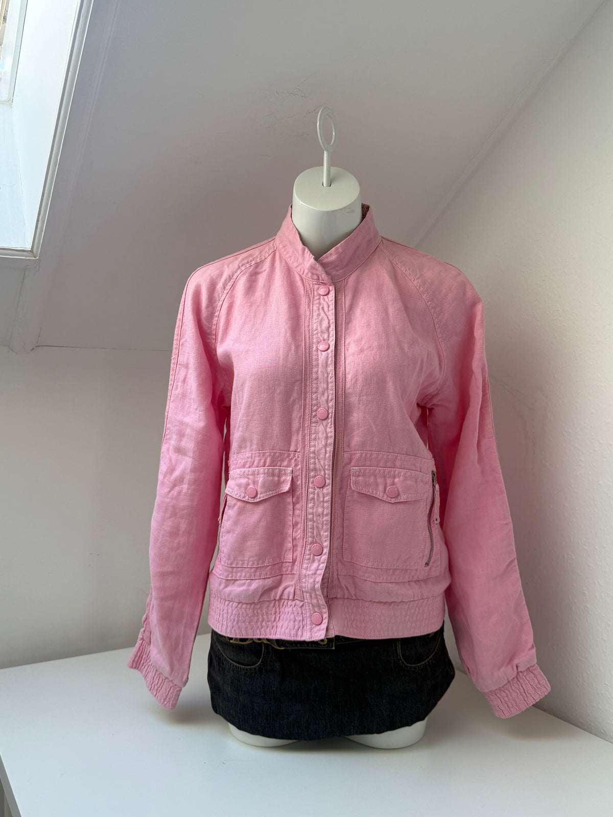 Ted Baker Pink Linen Jacket (UK8)