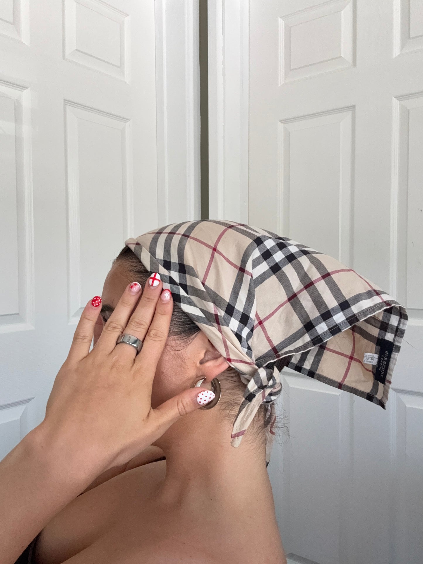 Vintage Burberry Triangle Scarf