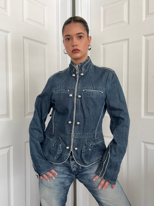 Ted Baker Denim Military Jacket (M)