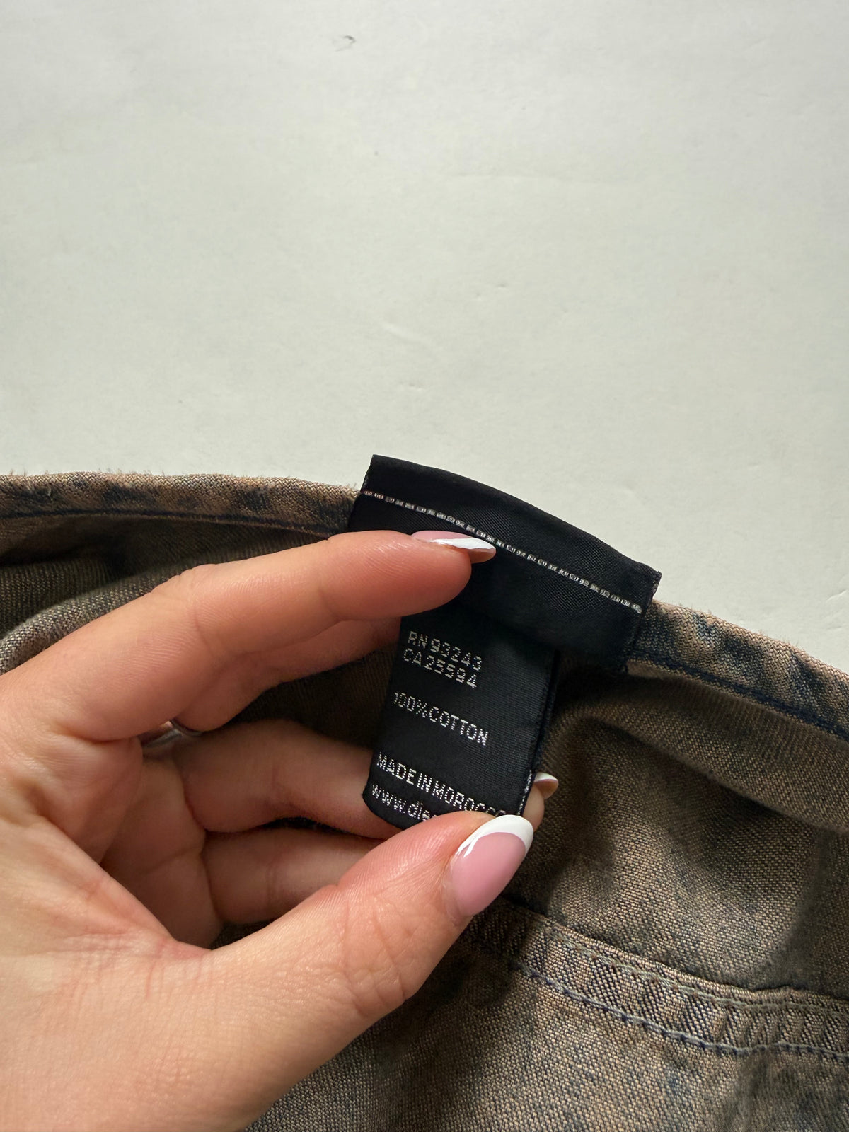 Diesel Denim Wrap Top (S)