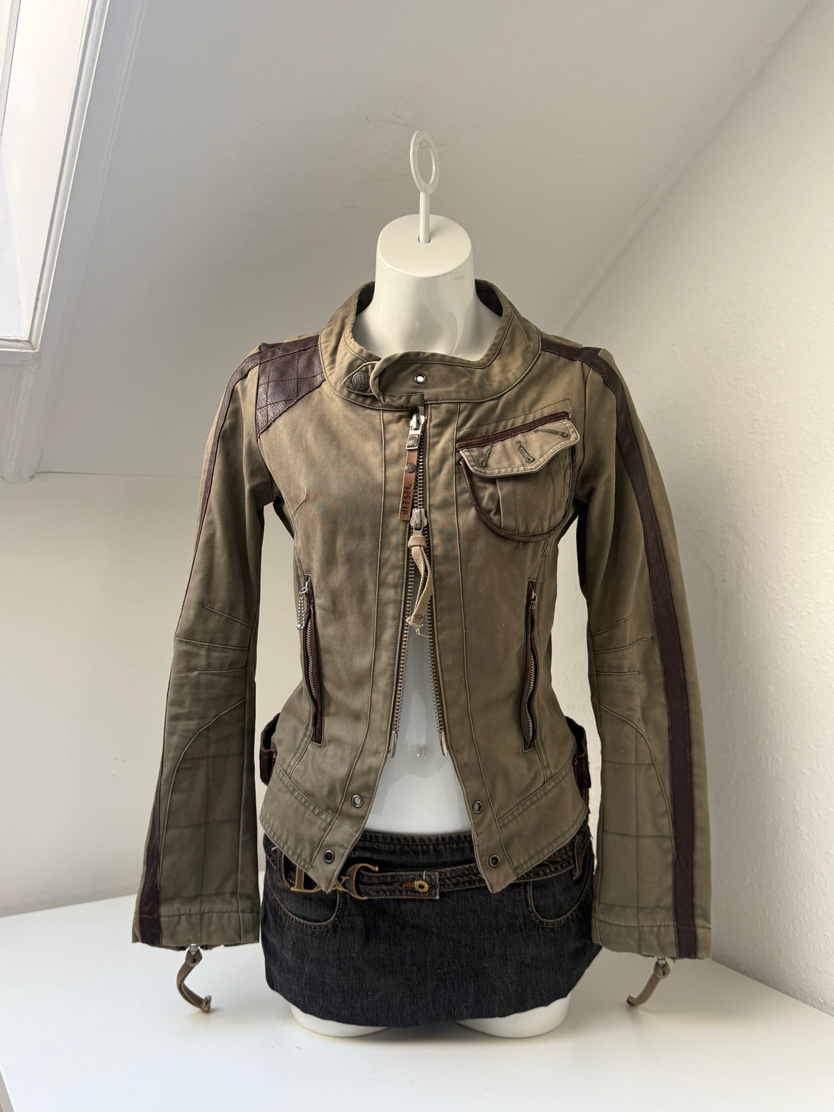 Vintage Diesel Fitted Utility Jacket (S)