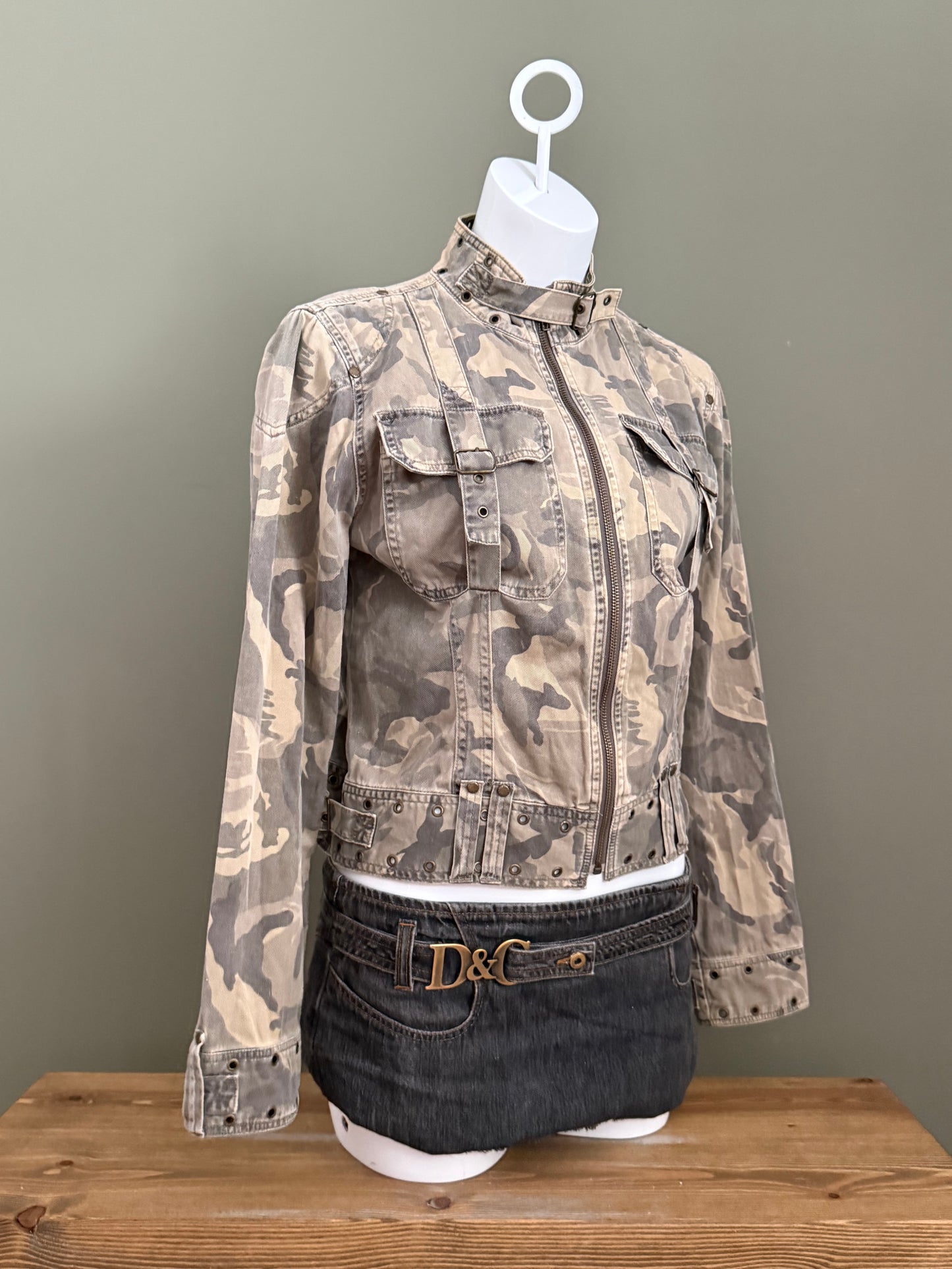 Camo Cargo Jacket (UK14)