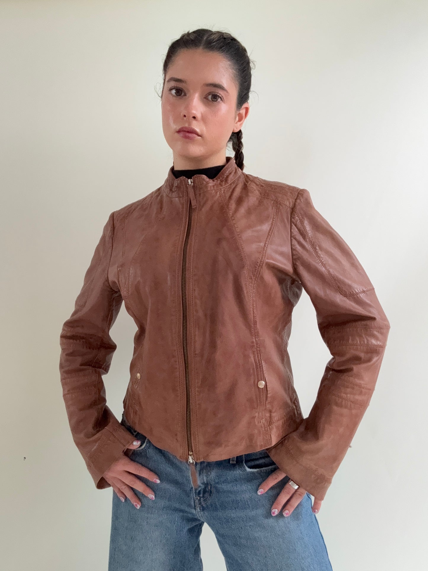 Hugo Boss Leather Jacket (M)