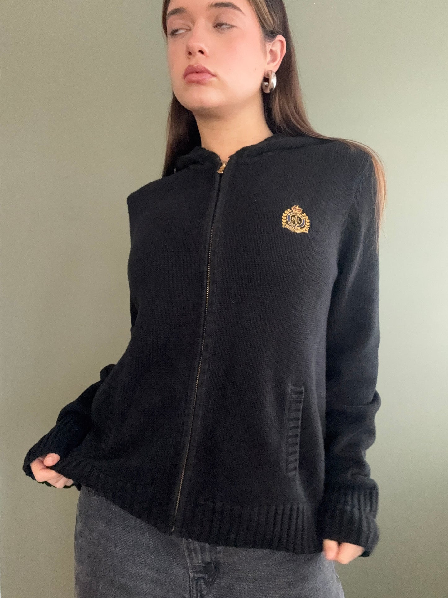 Ralph Lauren Knit Hoodie (M)