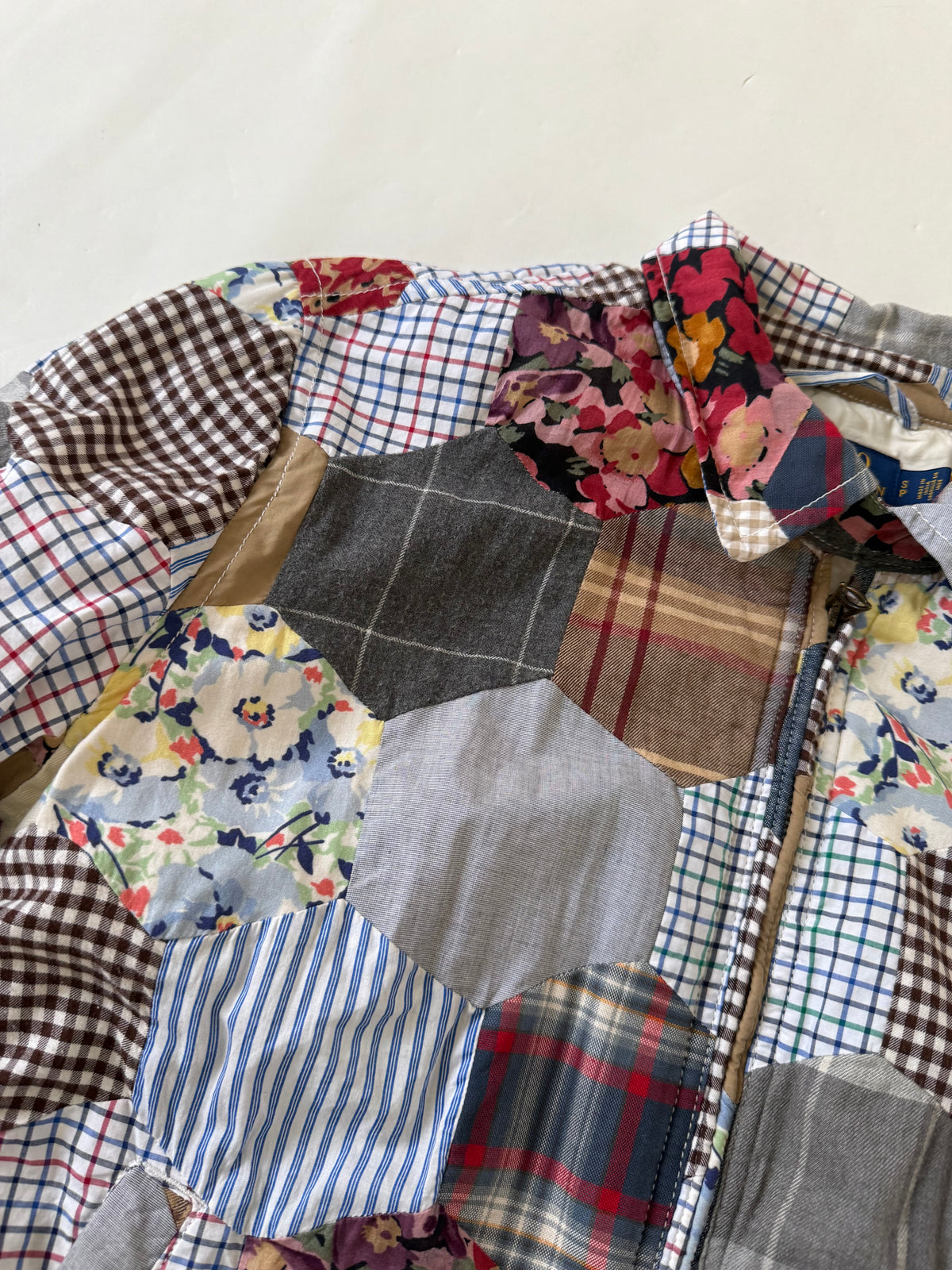Polo Ralph Lauren Patchwork Bomber Jacket (S)