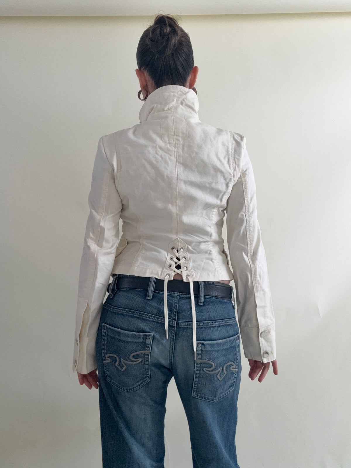 Karen Millen Funnel Neck Corset Jacket (UK10)