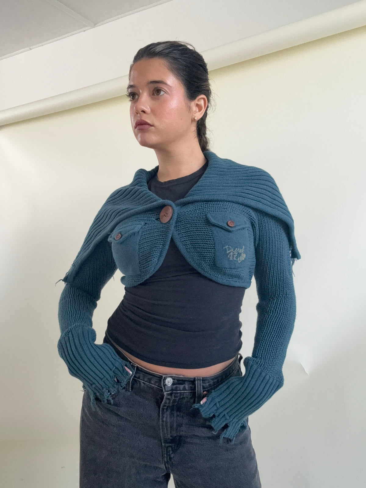 Diesel Knit Crop Jumper (S)