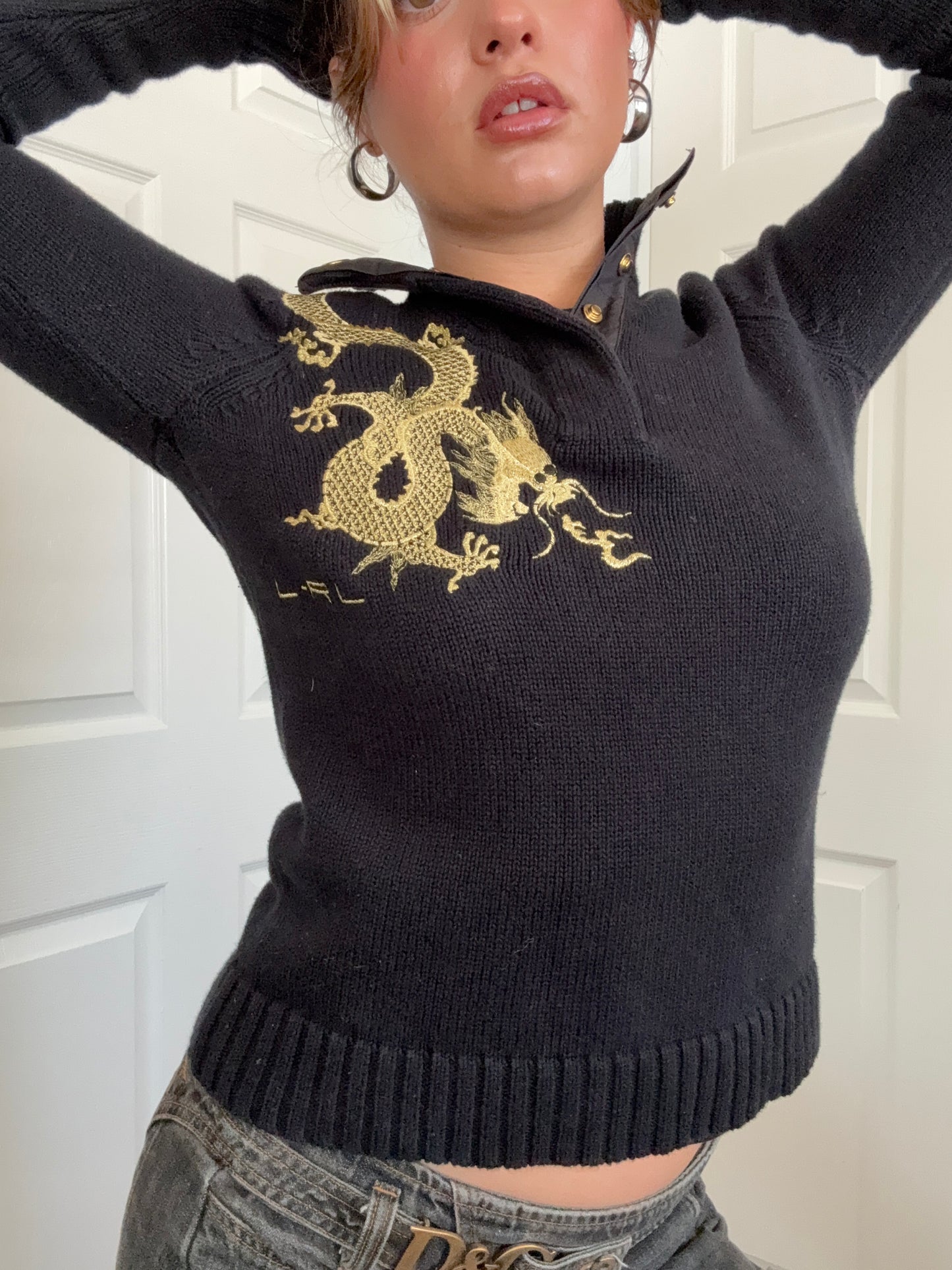 Ralph Lauren Dragon Embroidered Jumper (S)