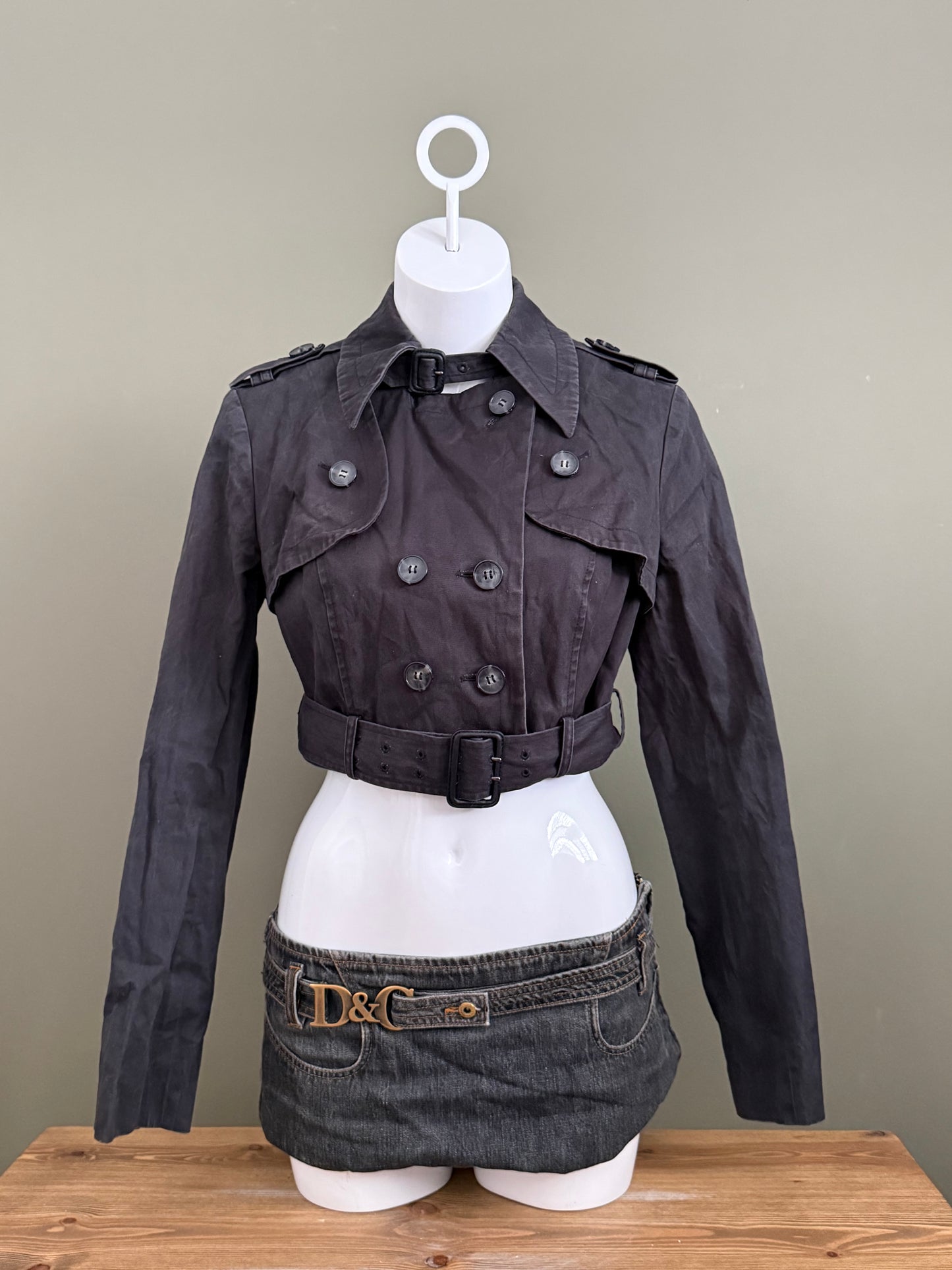 Allsaints 2 in 1 Short Trench Coat (UK14)