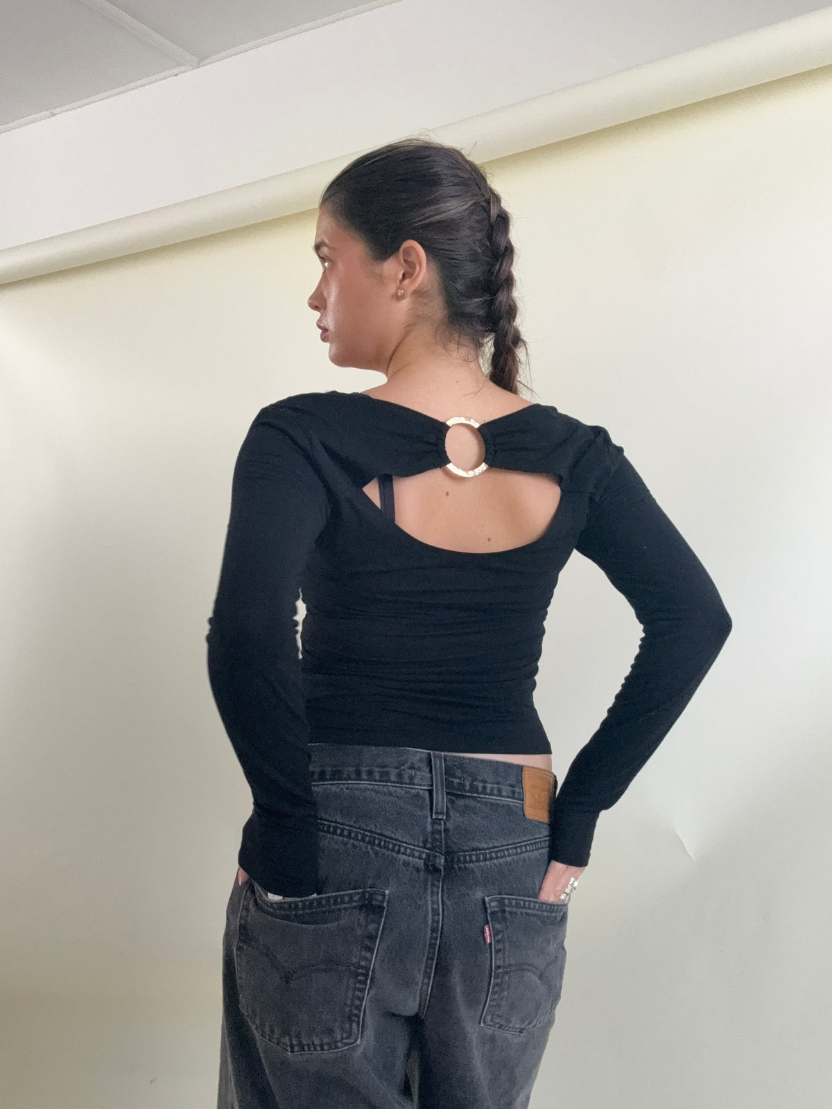Bebe Y2K Longsleeve Top (S)