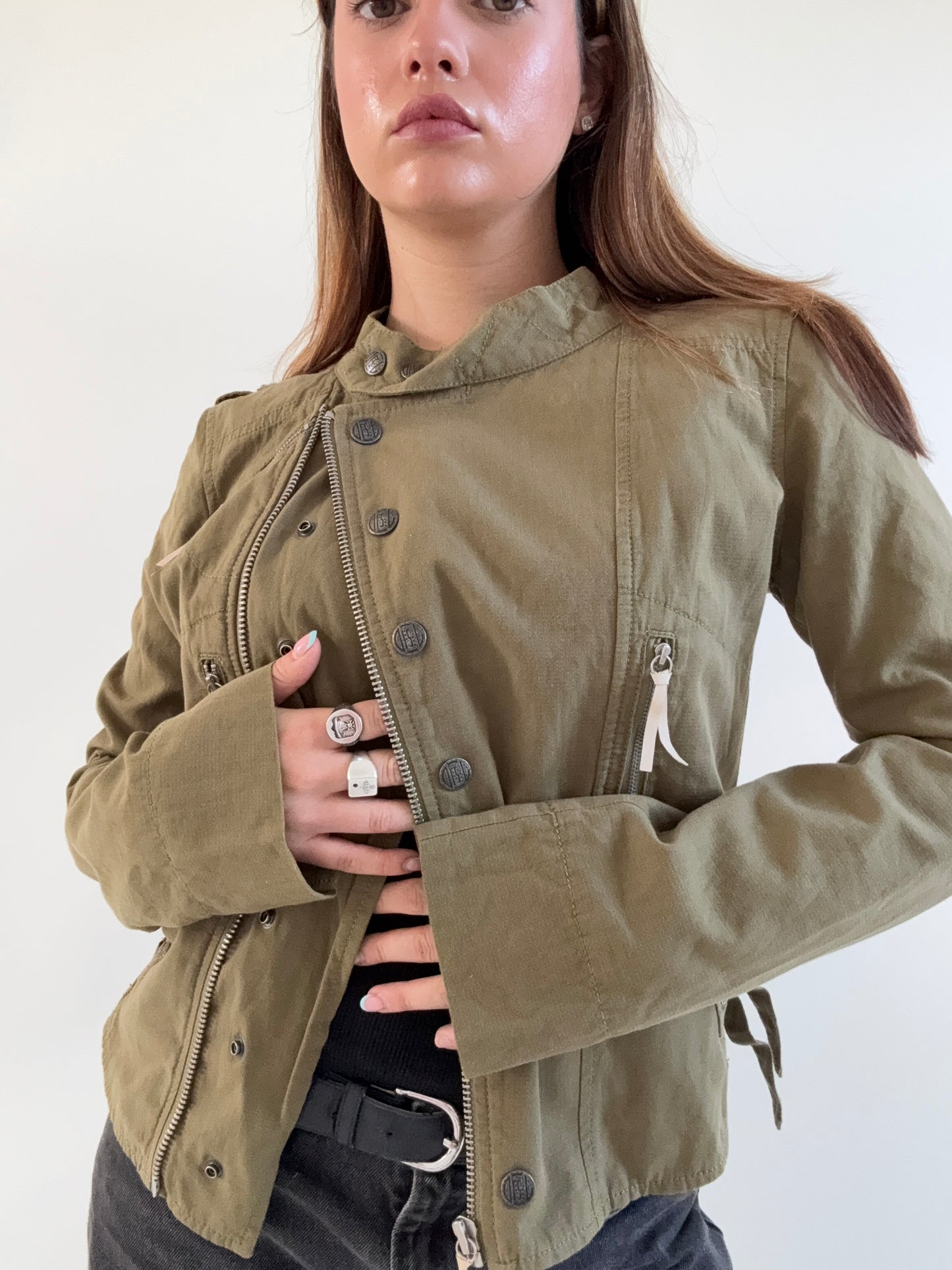 Diesel Asymmetric Buckle Jacket (L)