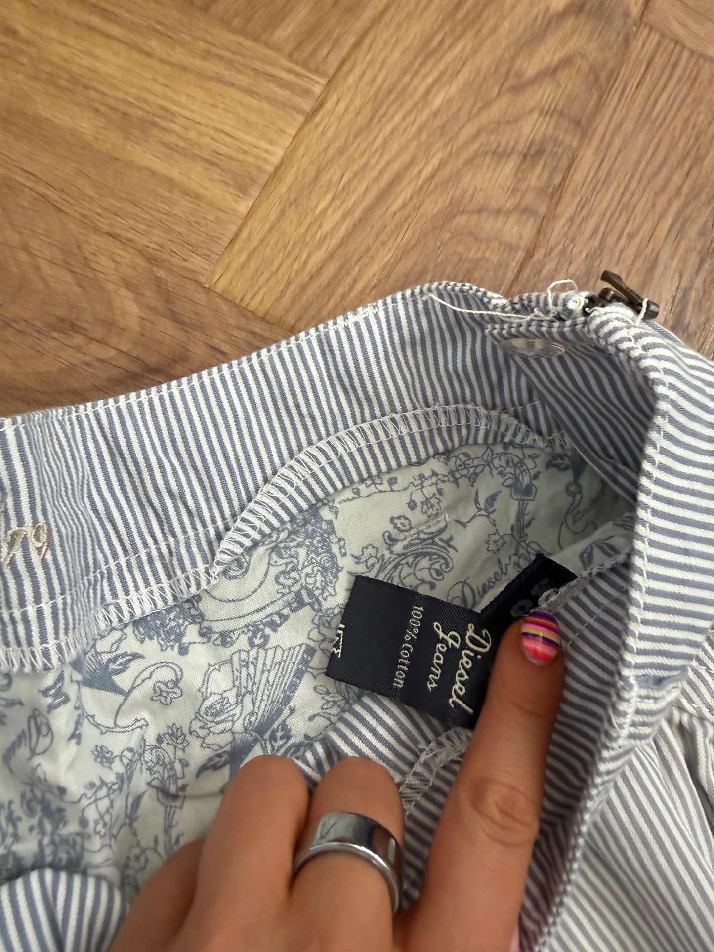 Diesel Pinstripe Skirt (30)