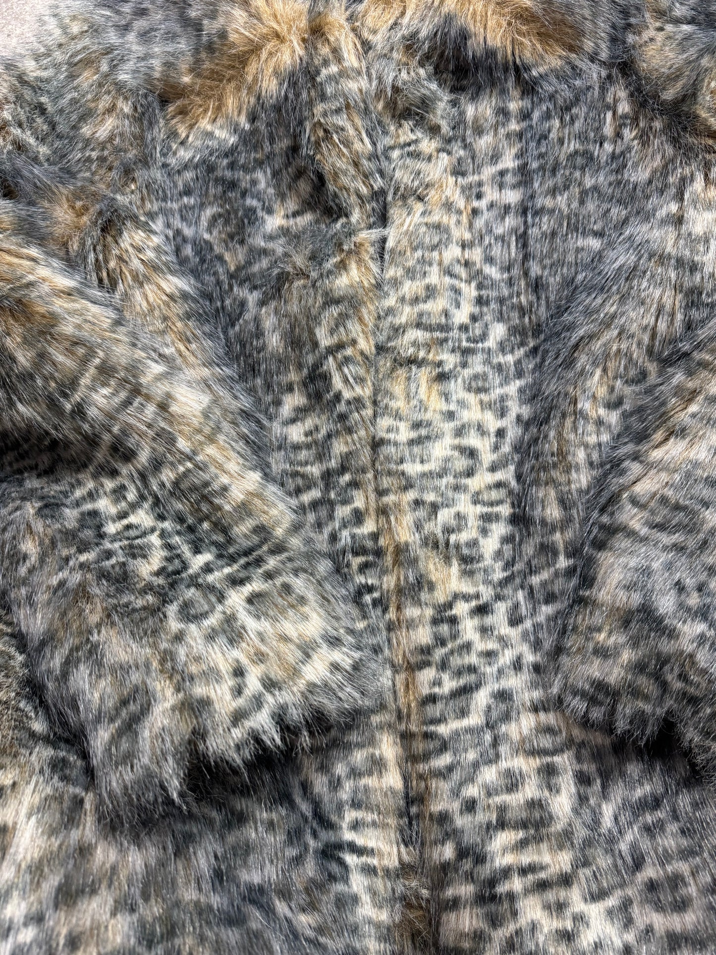 Jane Norman Leopard Faux Fur Jacket (UK14)