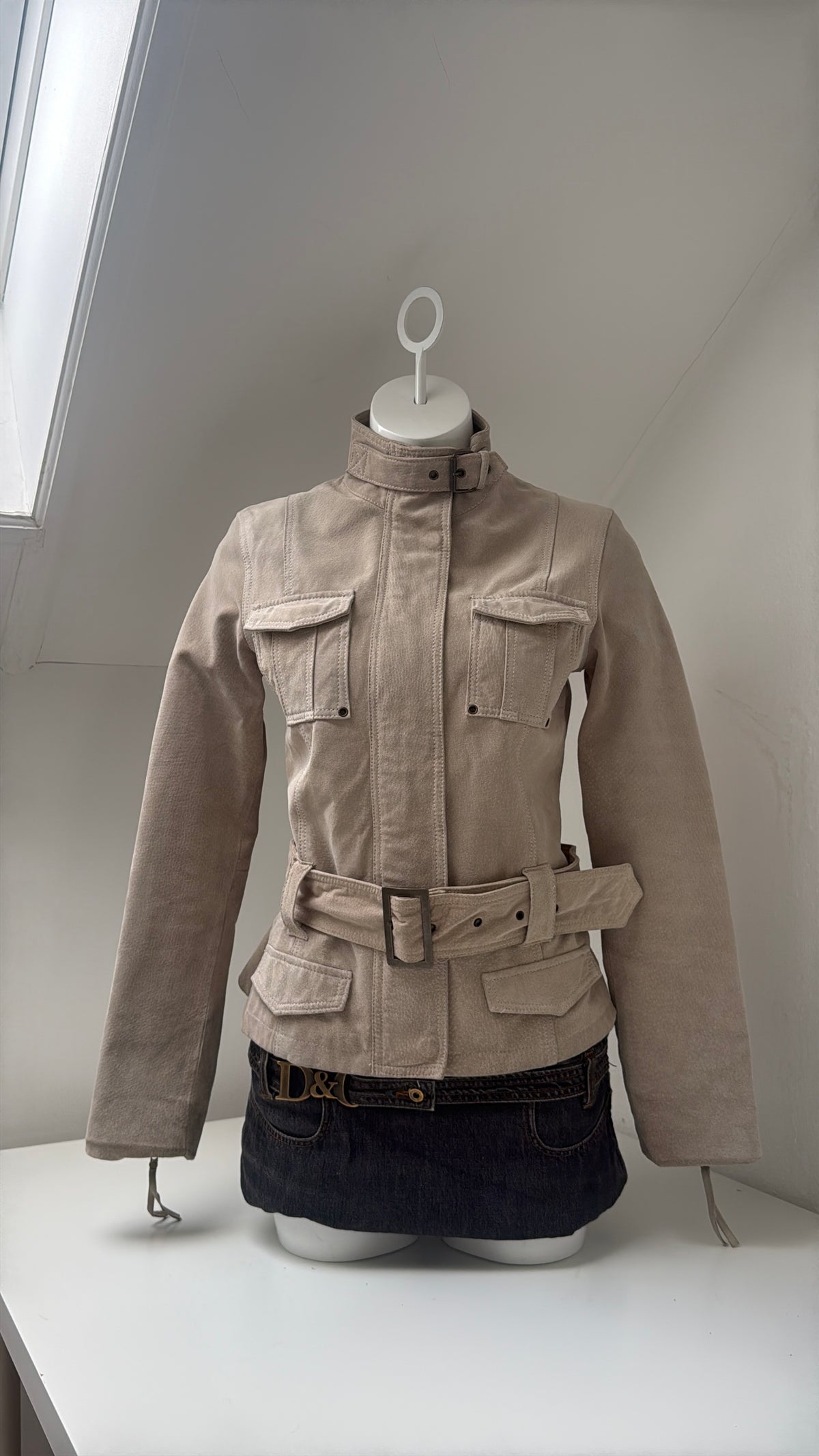 Suede Buckle Jacket (UK10)
