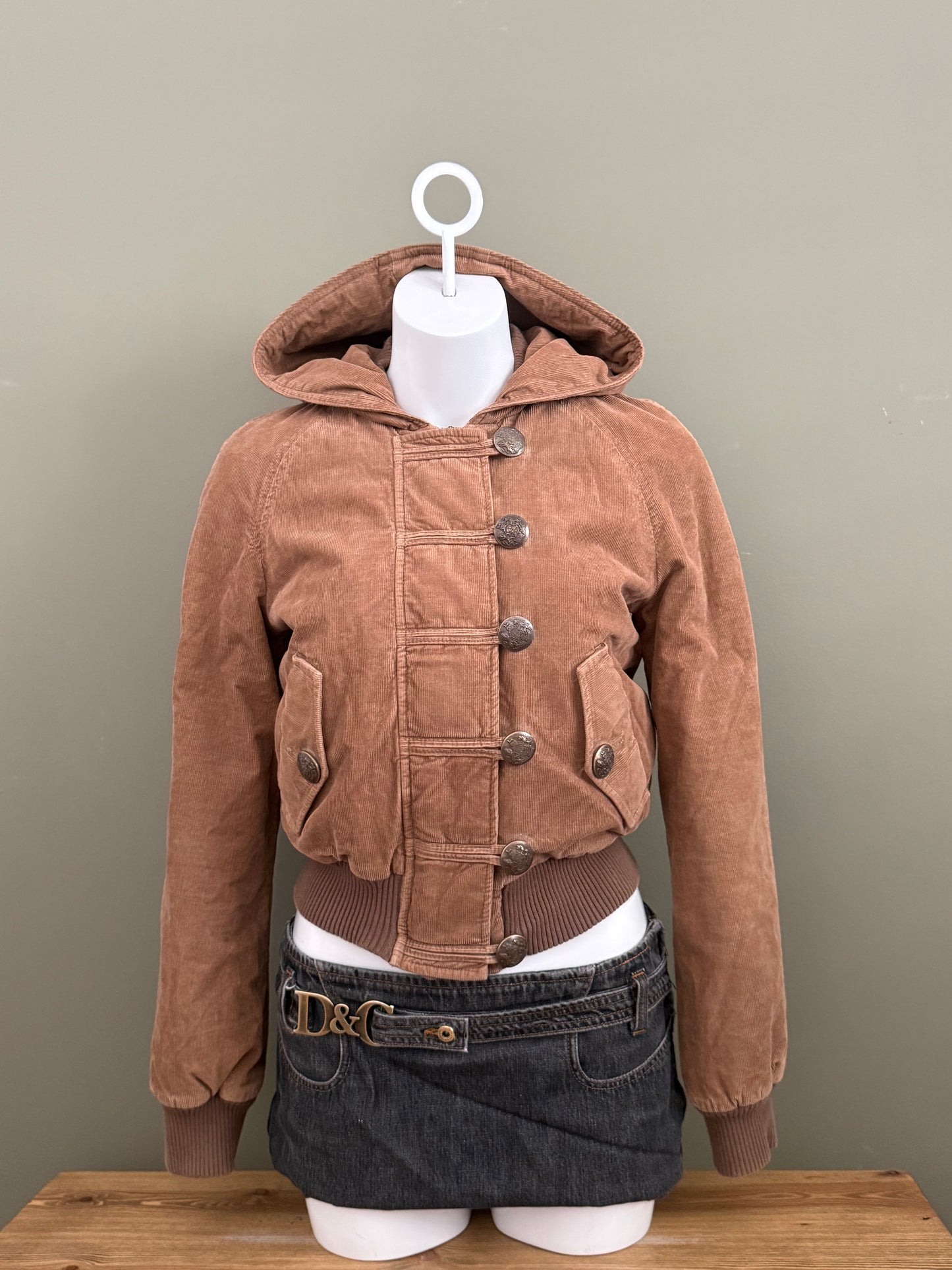 Dolce and Gabbana Corduroy Bomber Jacket (S)