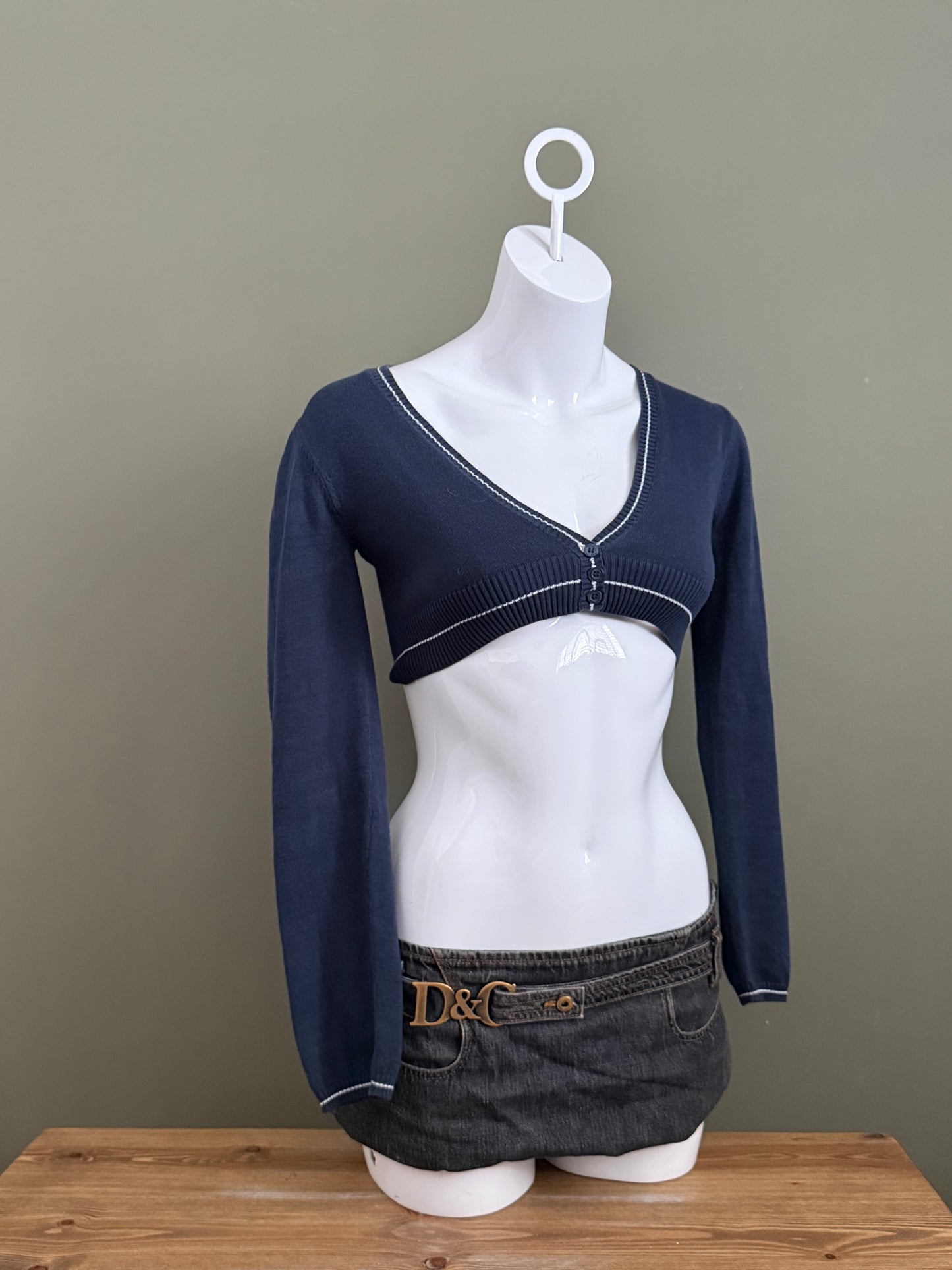 United Colors Of Benetton Cropped Cardigan (S)