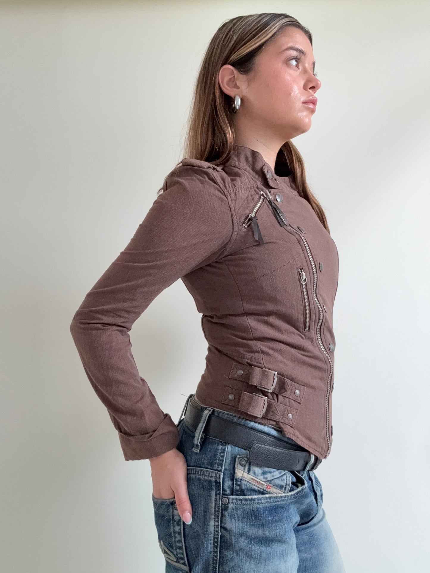 Diesel Asymmetric Buckle Jacket (S)