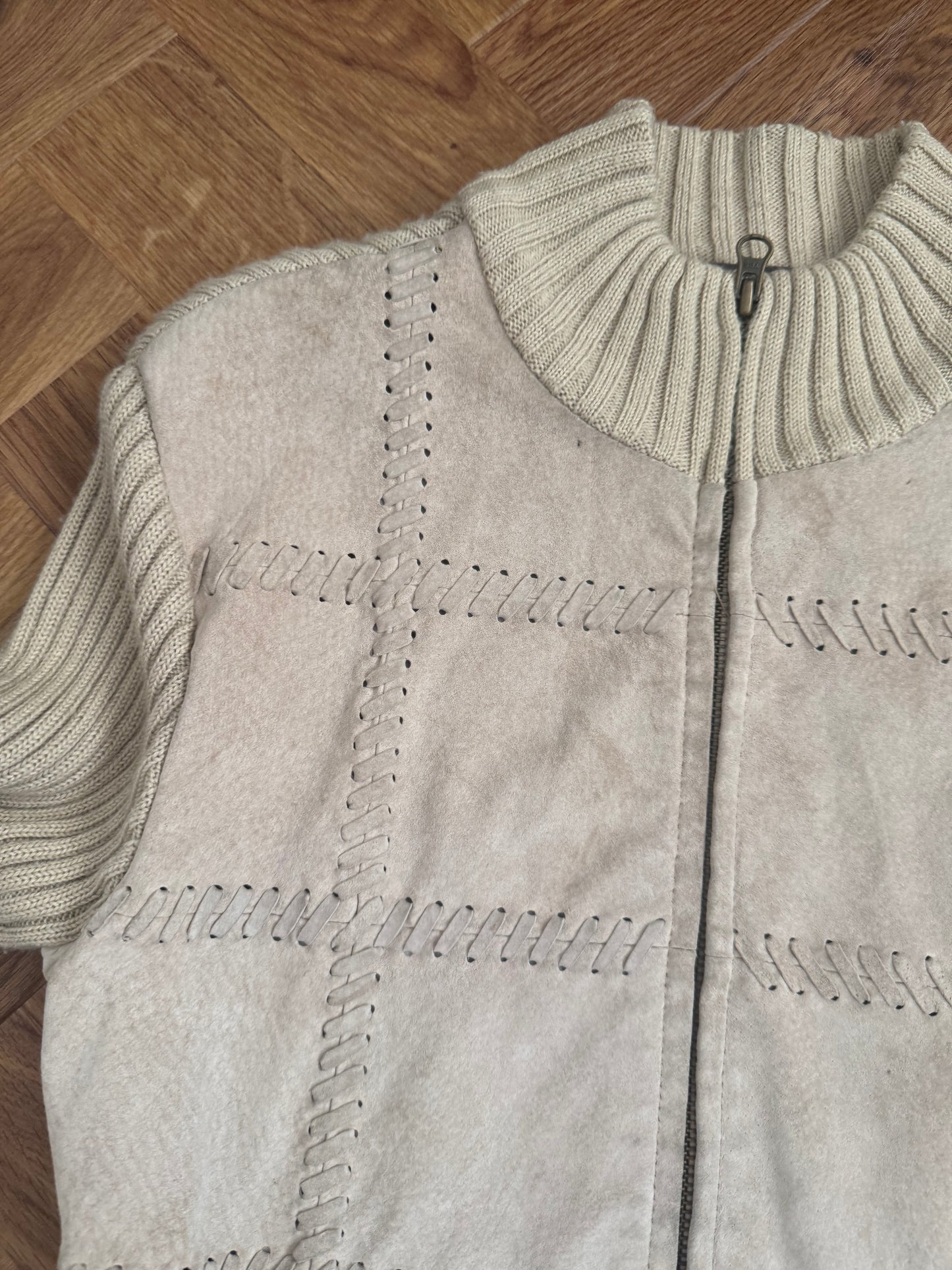 Suede Knit Jacket (UK12)