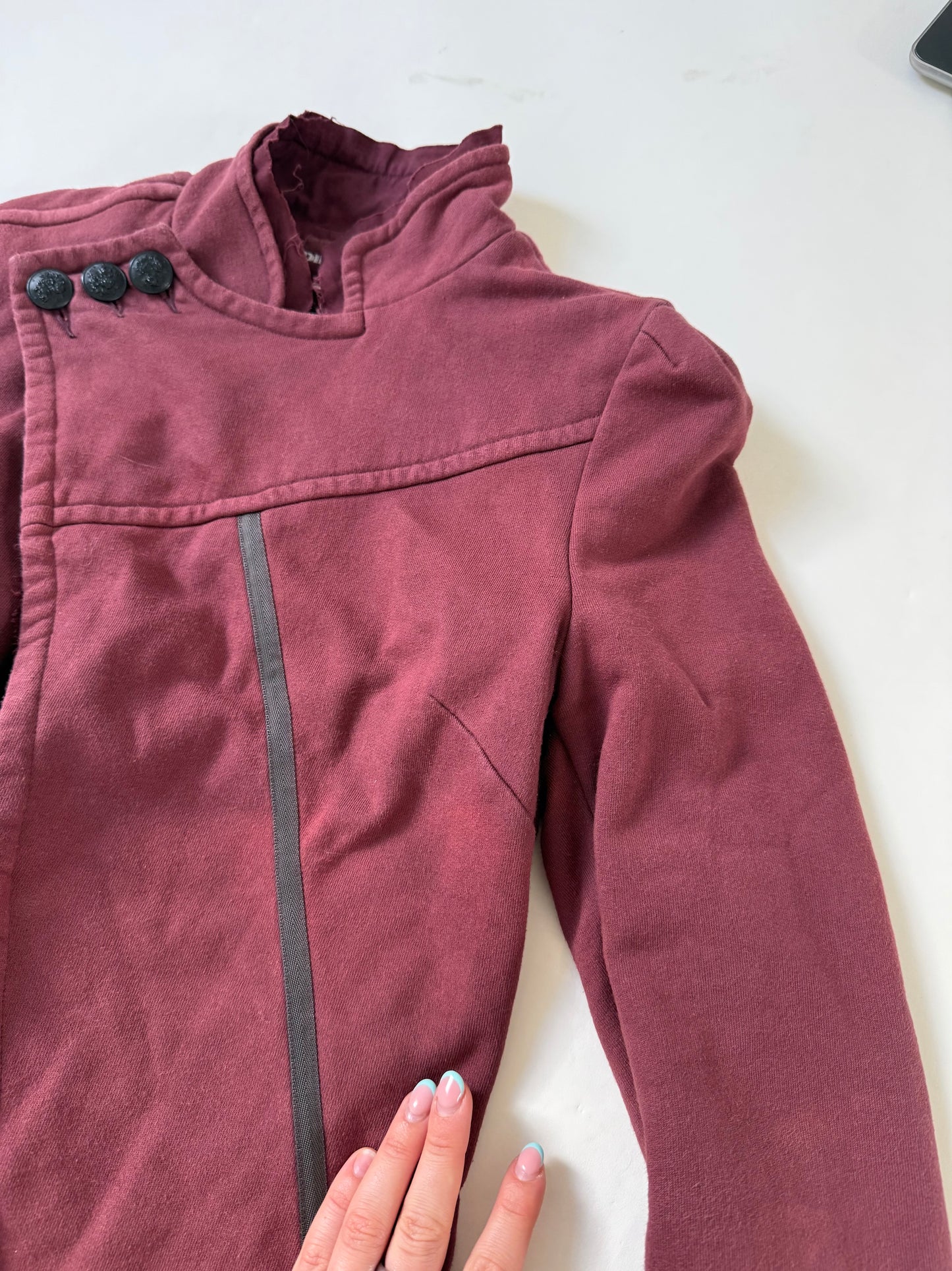 Diesel Asymmetrical Jacket, Removable Pouch (XS)