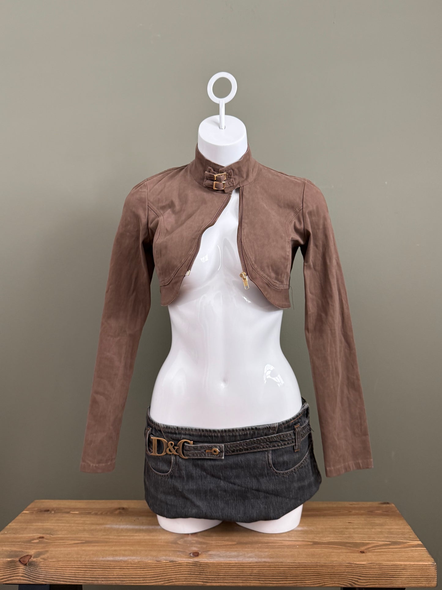 Super Crop Buckle Jacket (XS)