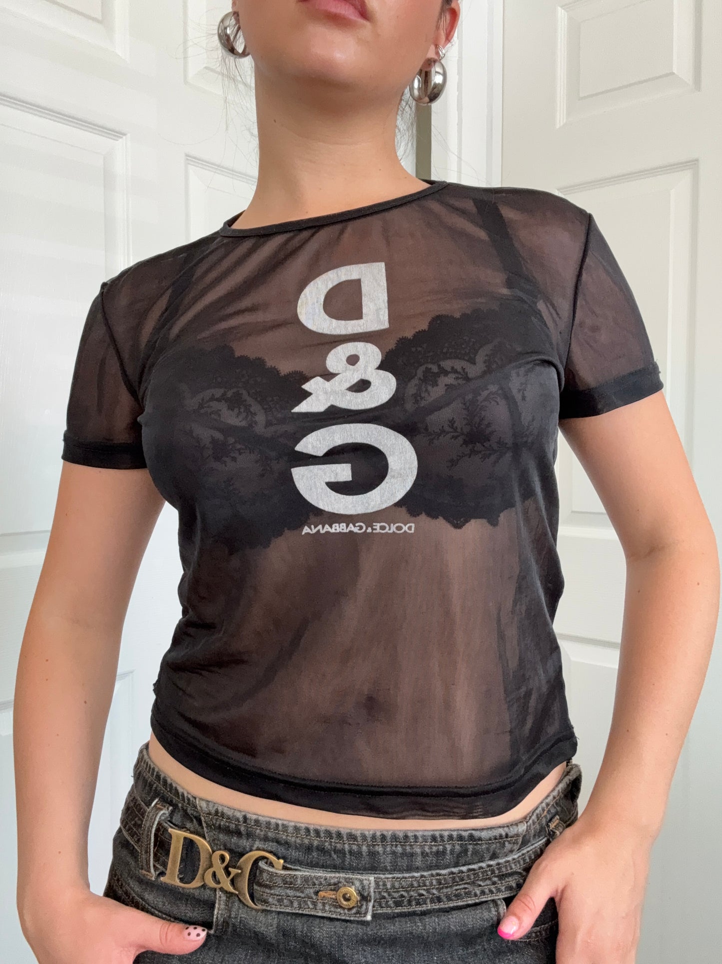 Dolce & Gabbana Mesh Top (M)