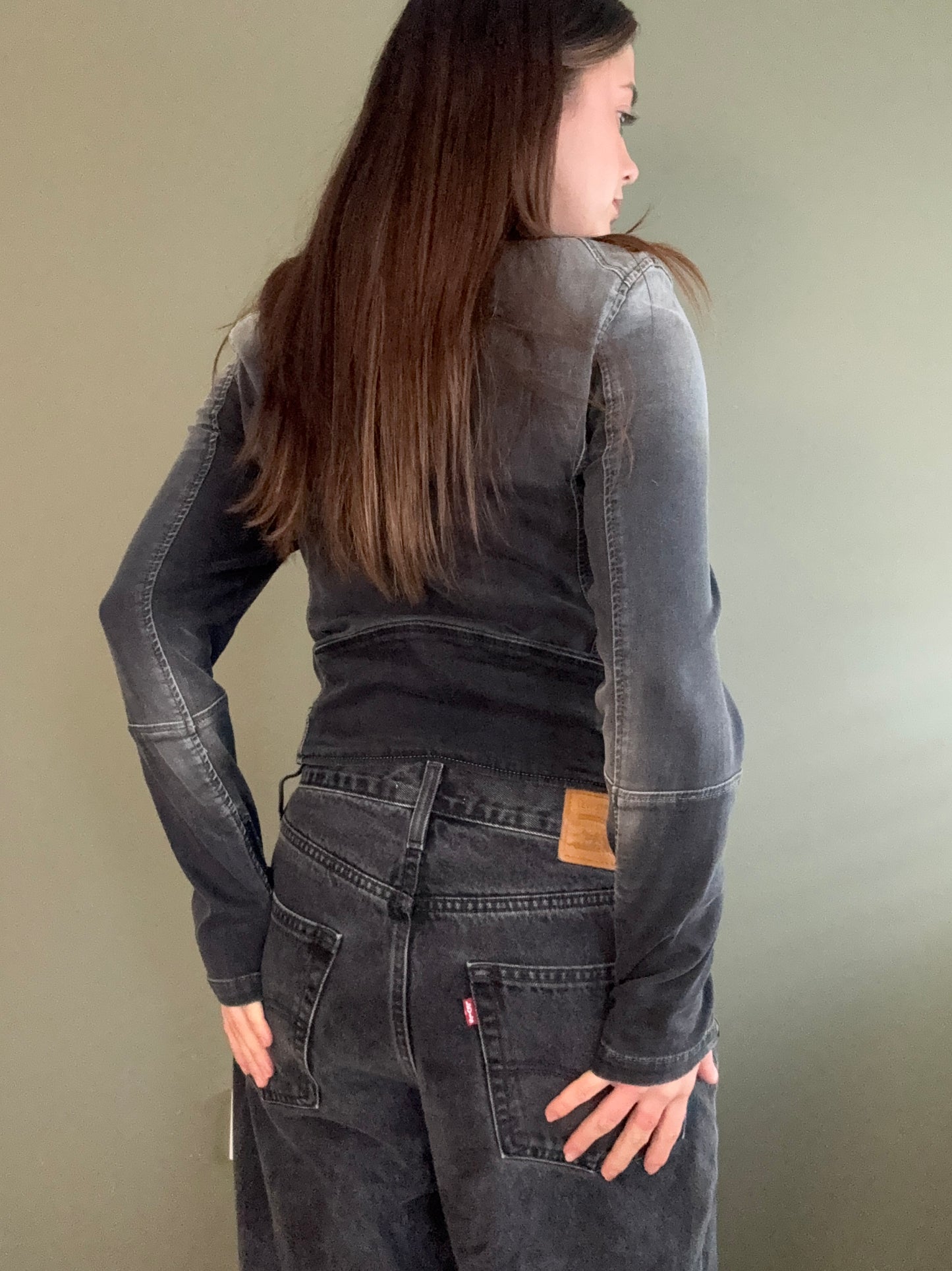 Diesel Denim Biker Jacket (S)