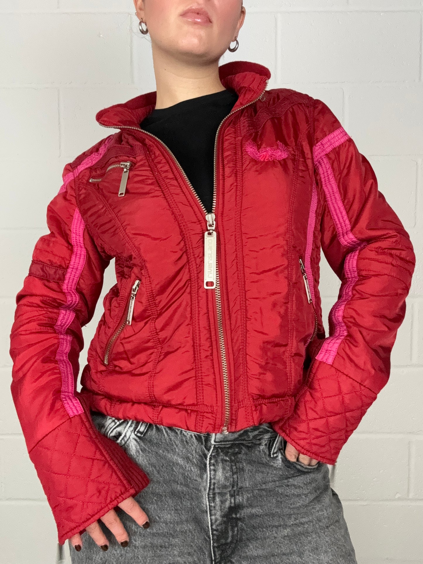 Y2K Red Jacket (UK14)