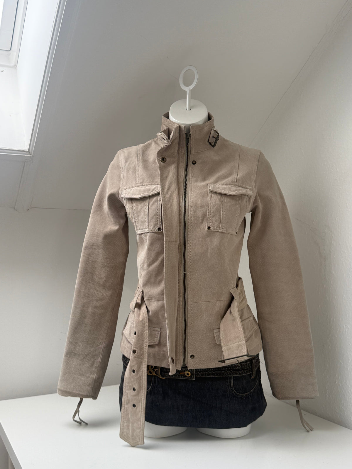 Suede Buckle Jacket (UK10)
