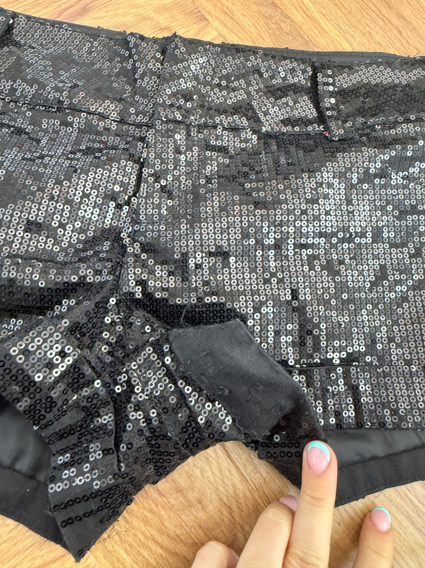 Jane Norman Mini Sequin Shorts (UK10)