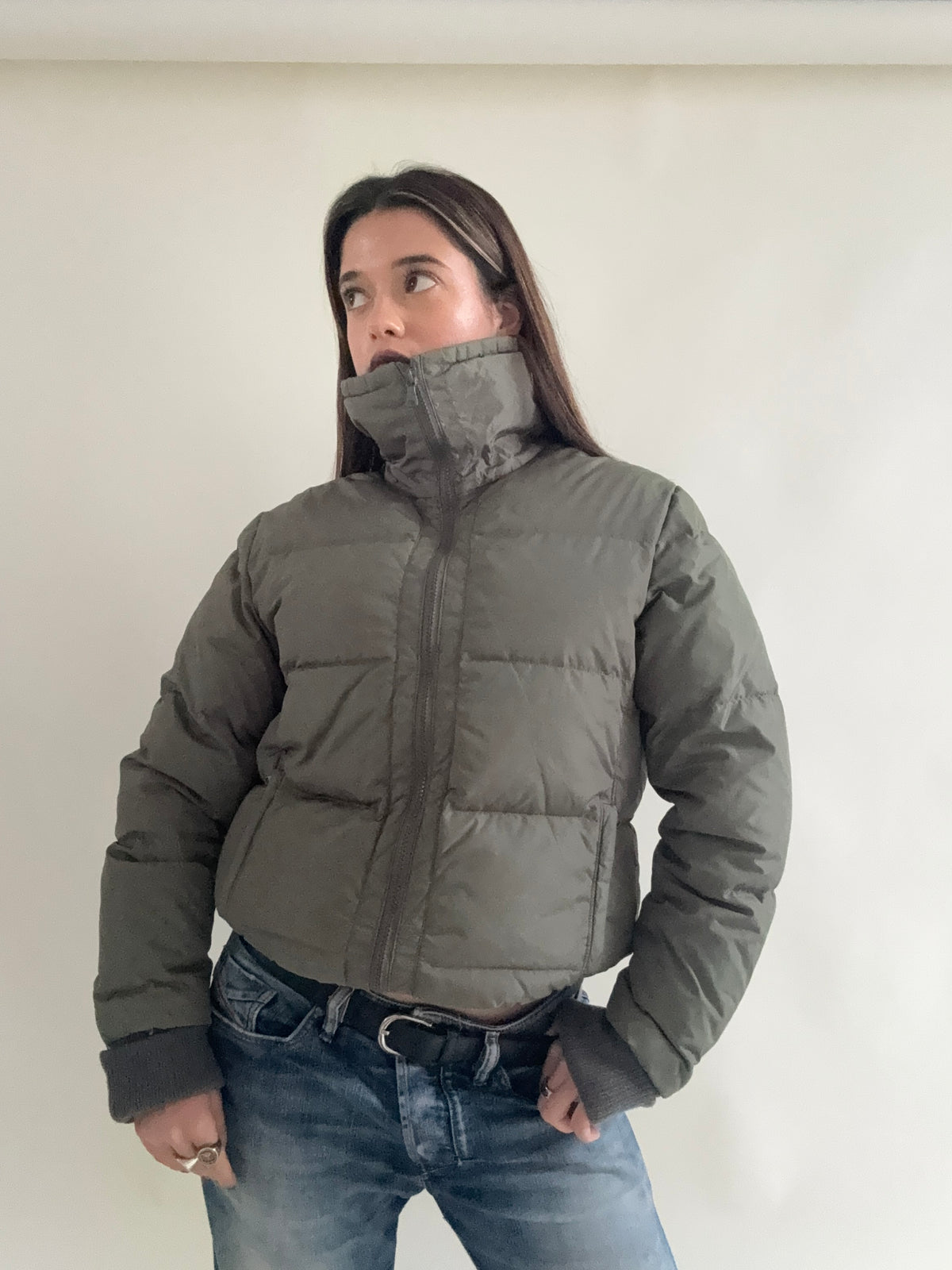 Calvin Klein Khaki Puffer (L)