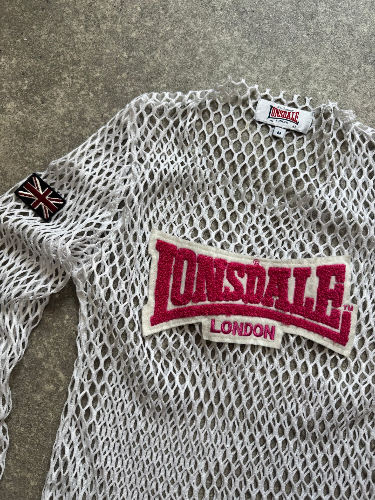 Lonsdale Fishnet Top (M)