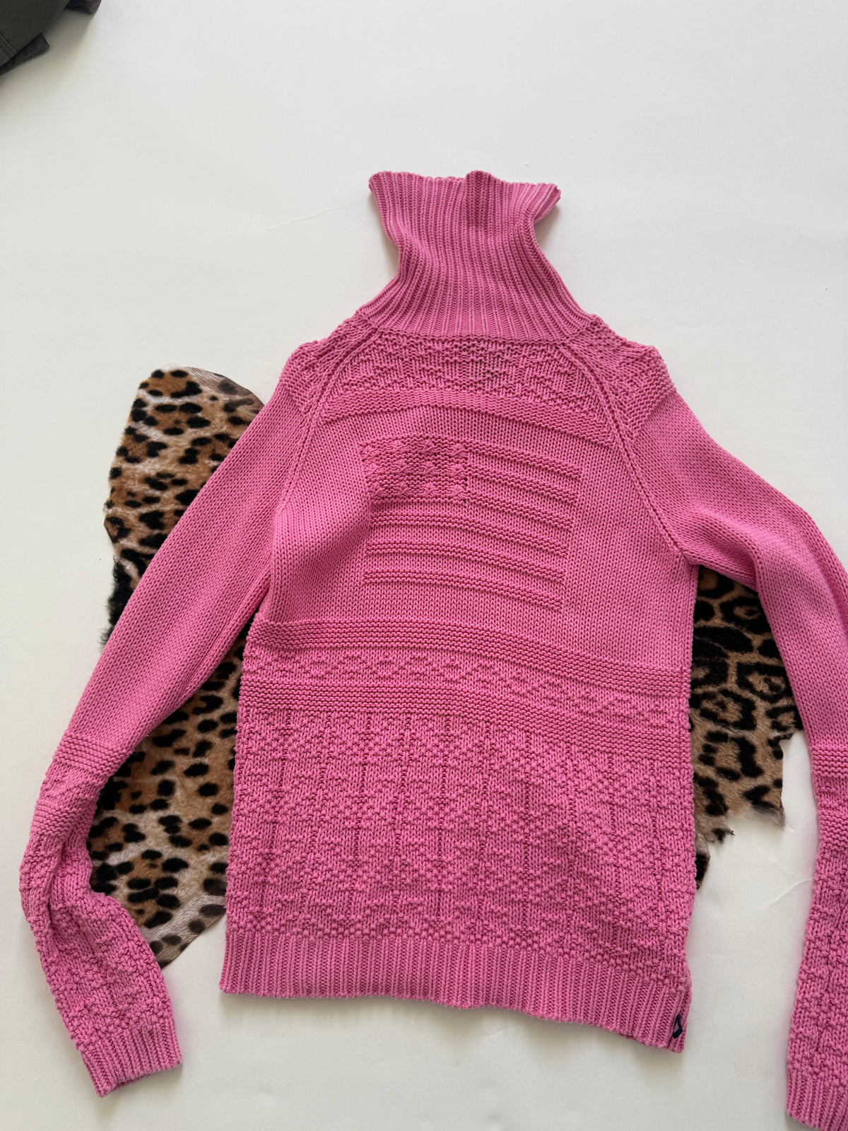 Vintage Ralph Lauren Knit Flag Jumper (S)