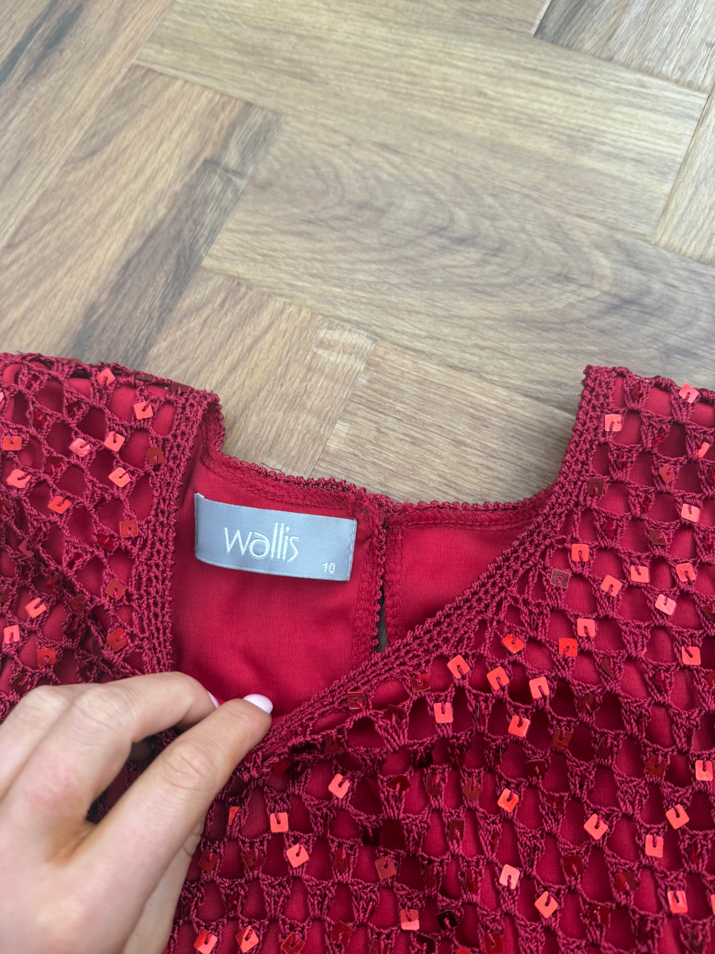 Crochet Sequin Top (UK10)
