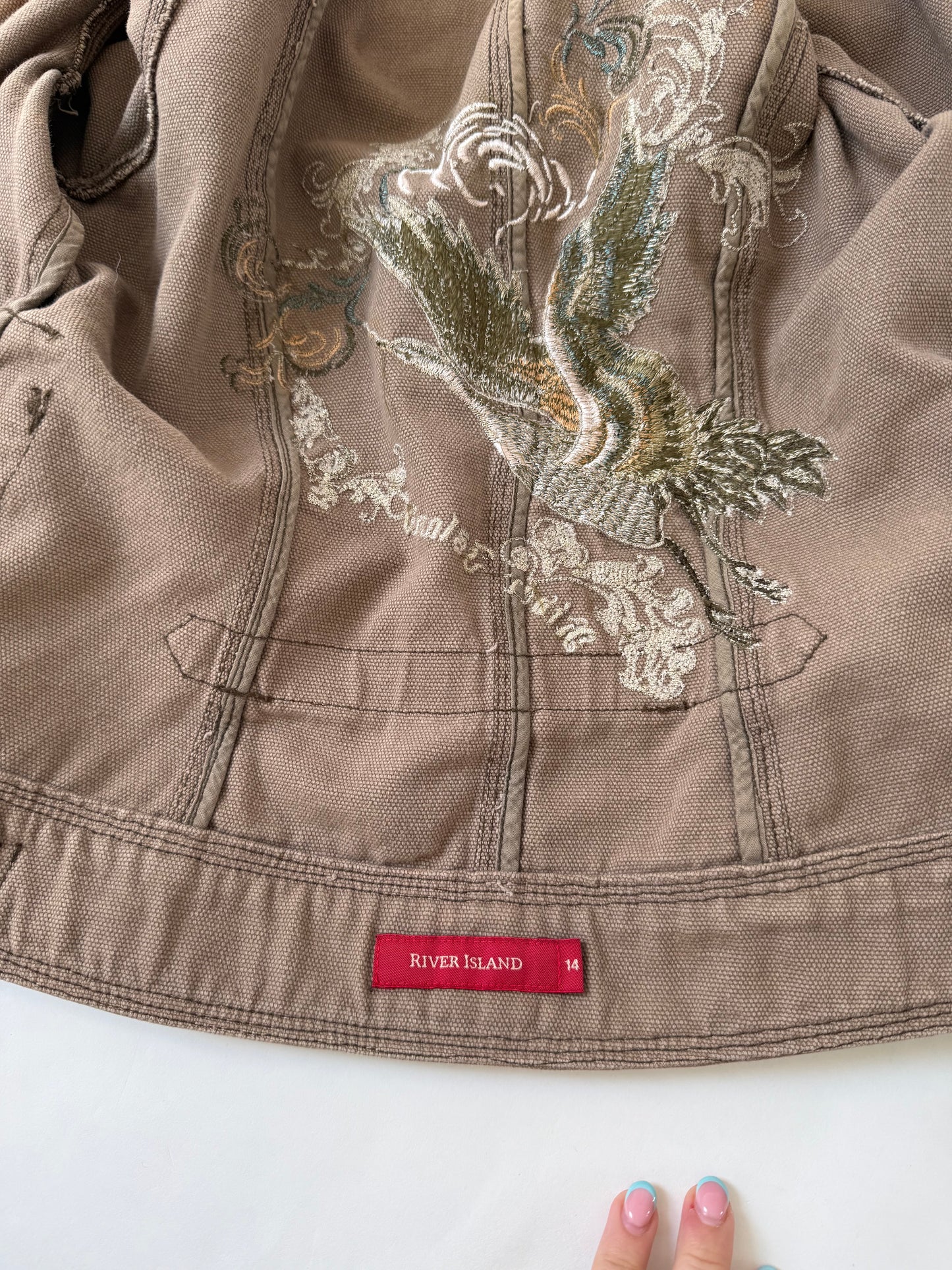 Cargo Embroidered Jacket (UK14)