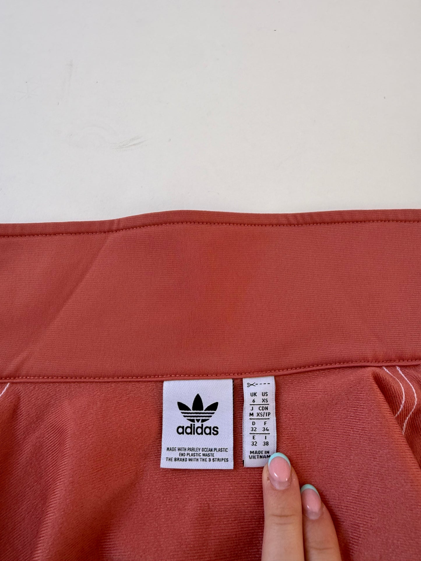 Adidas Double Zip Tracksuit Jacket (UK6)