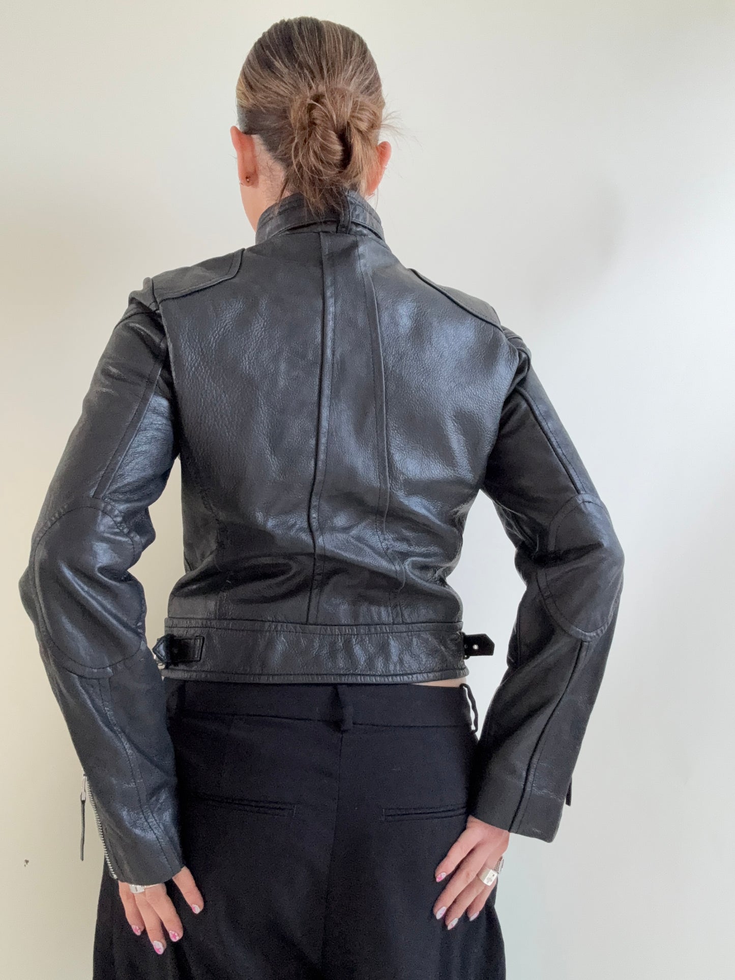 Leather Buckle Jacket (UK10)