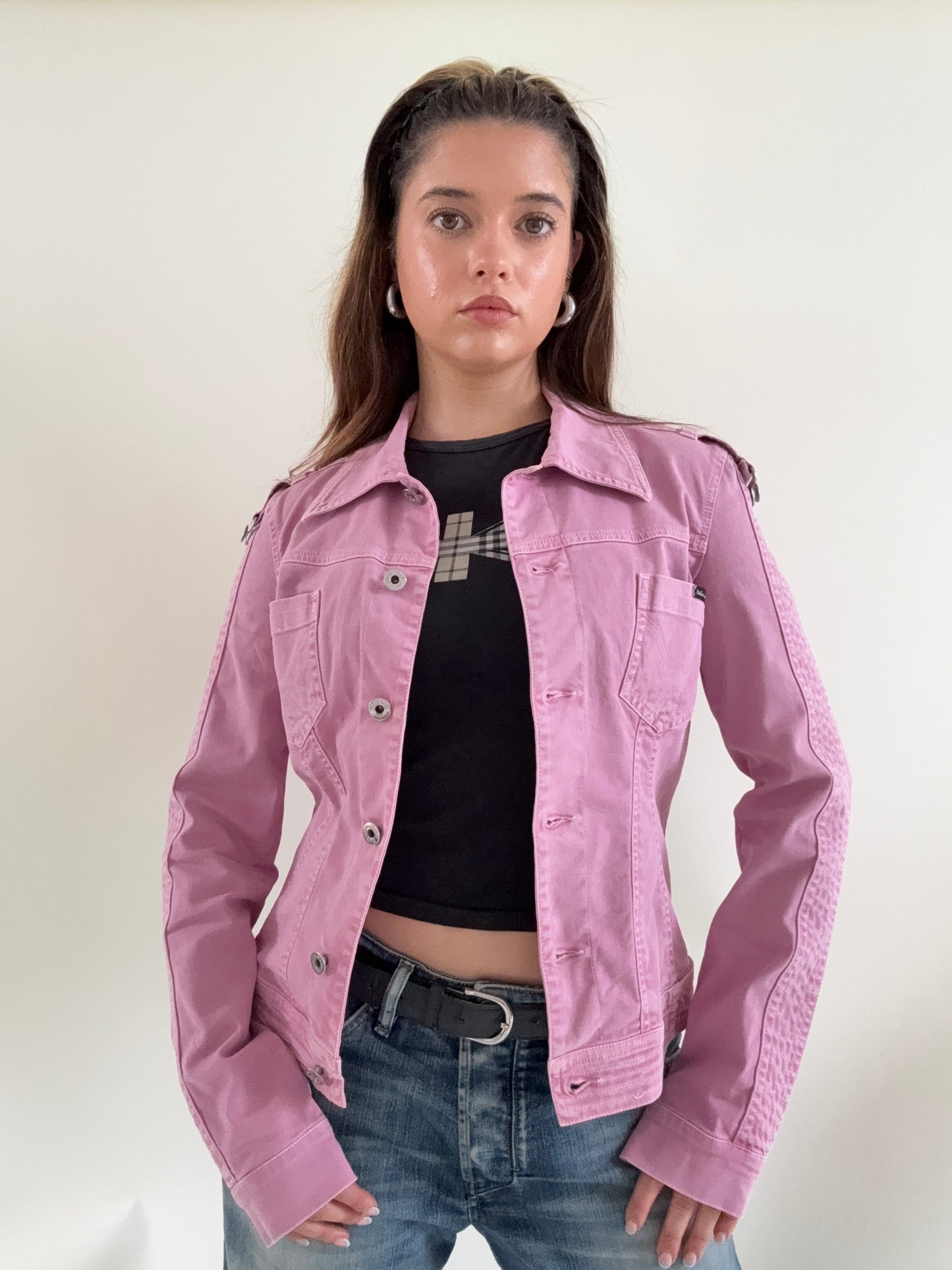 Dolce & Gabbana Pink Denim Jacket (S)