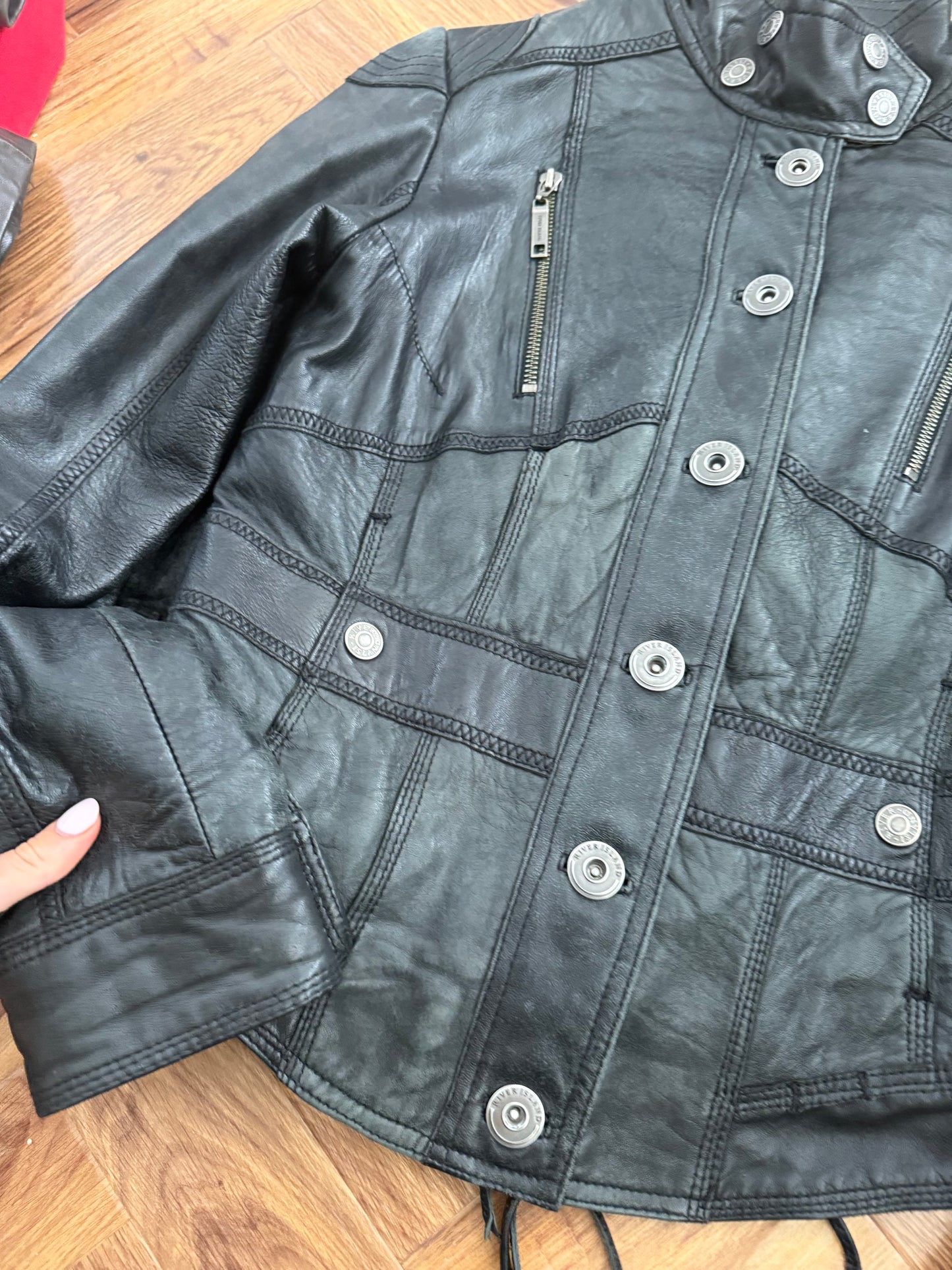 Leather Corset Jacket (UK12)