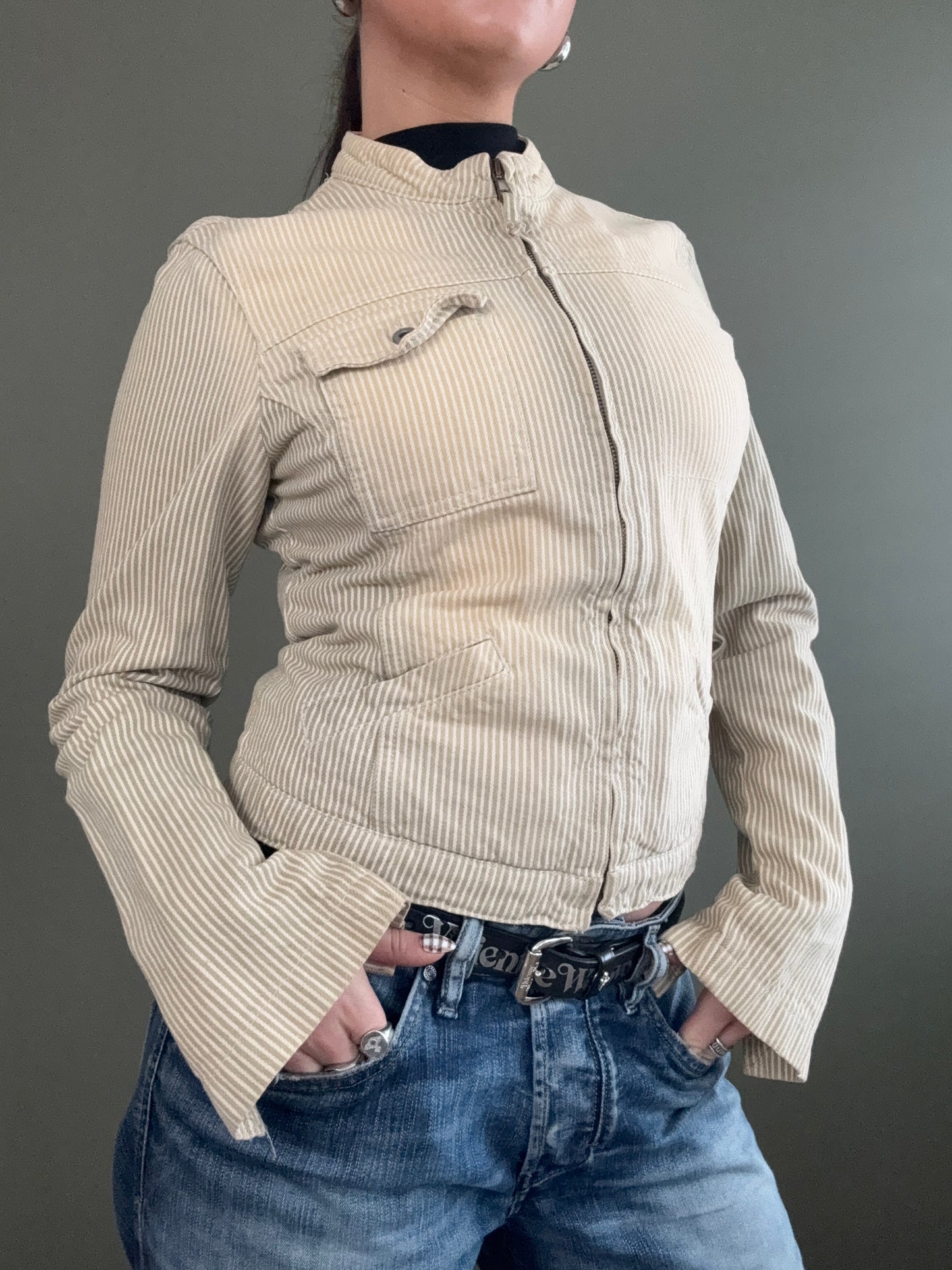 Guess Pinstripe Jacket (M)