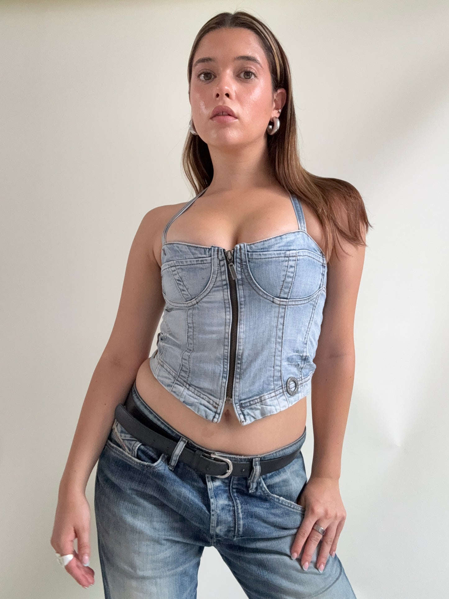 Playboy Denim Corset (UK8)