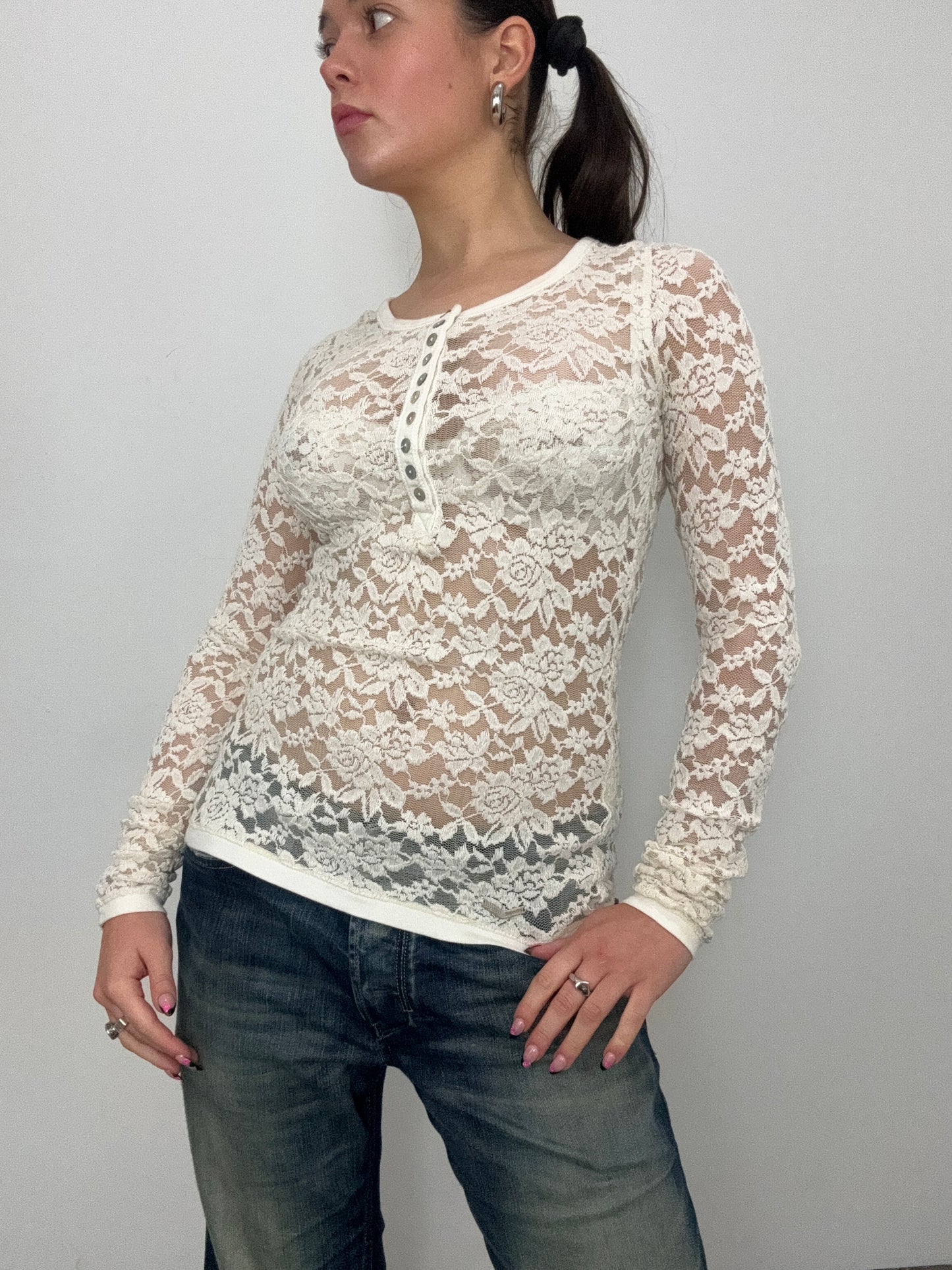 Lace Longsleeve Top