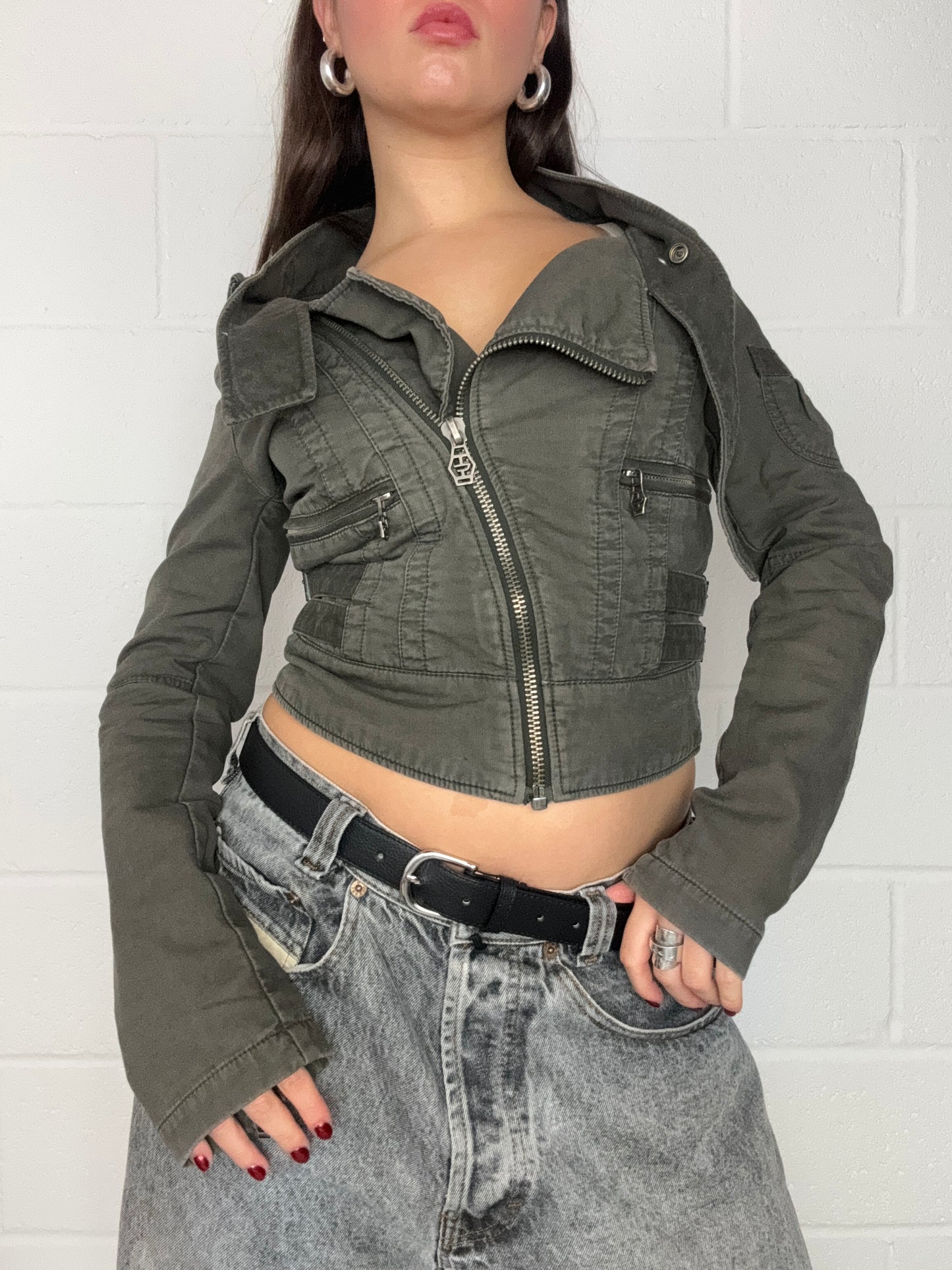 Diesel Vintage Fitted Cropped Jacket