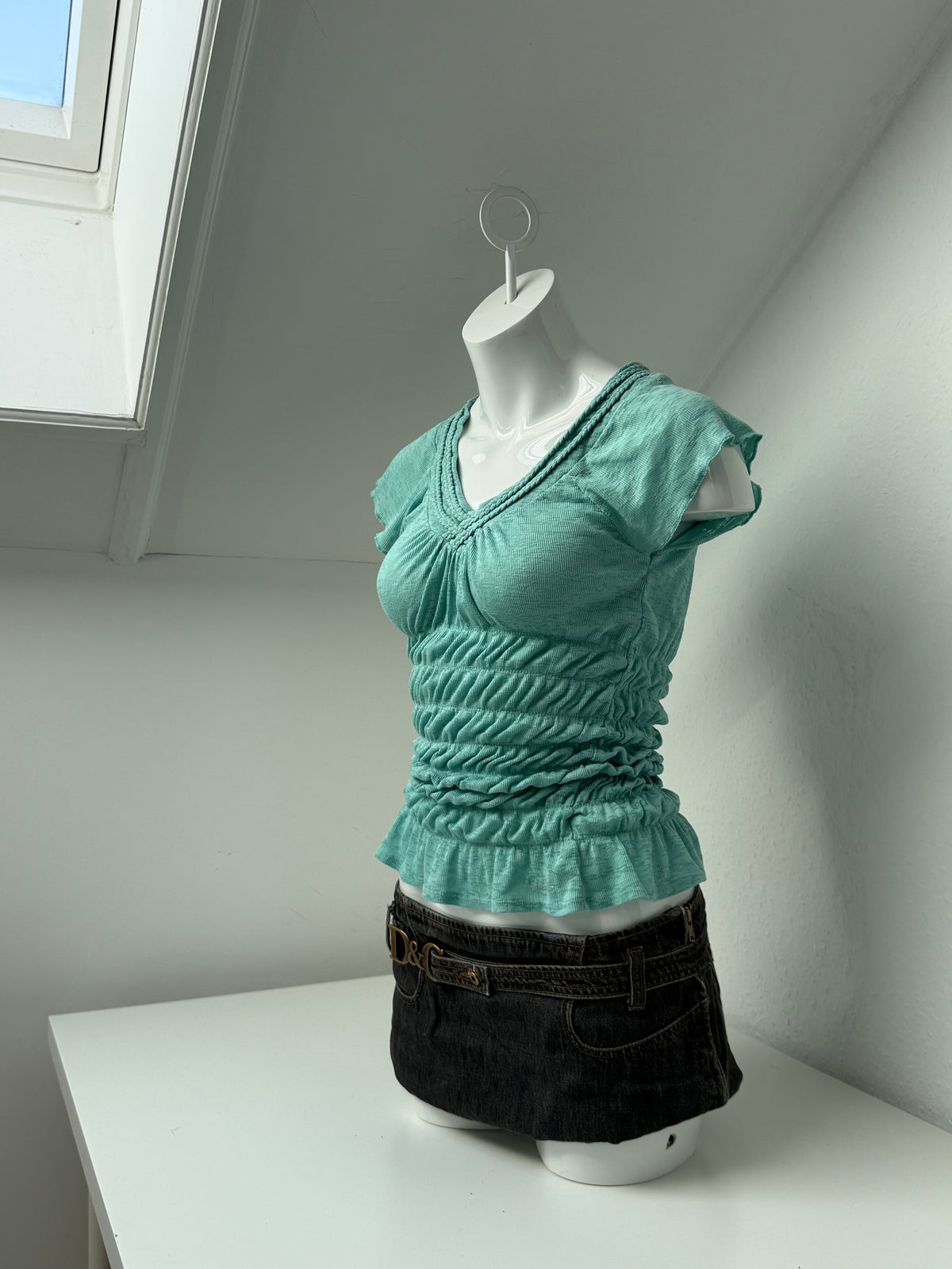 DKNY Ruched Top (XS)