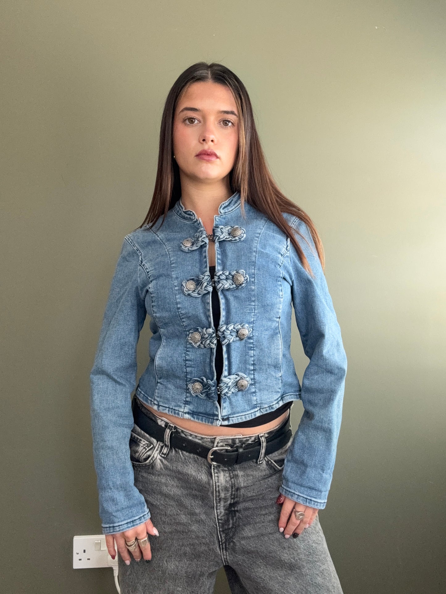 Denim Military Jacket (UK10)