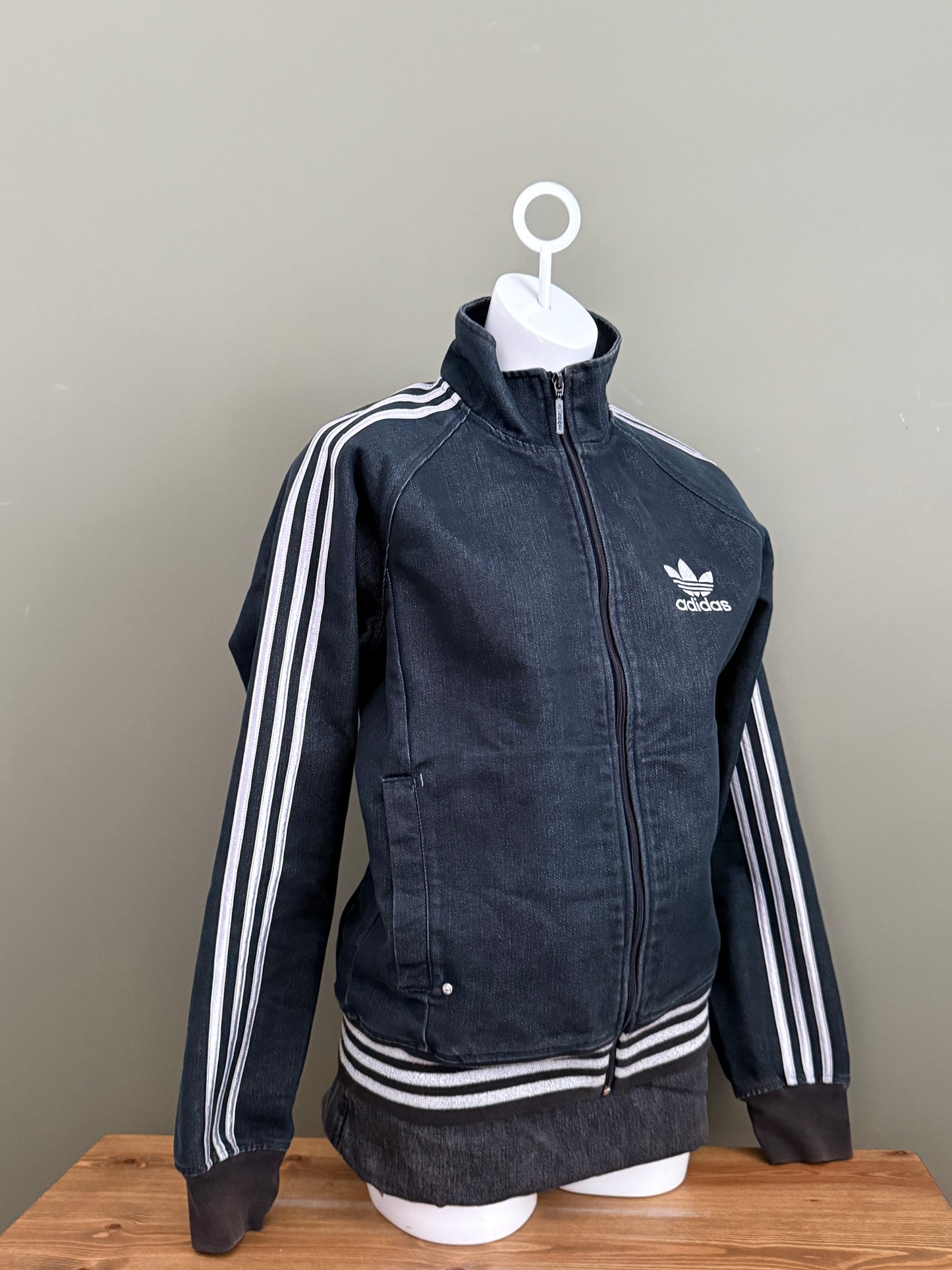 Adidas Denim Bomber Jacket (M)