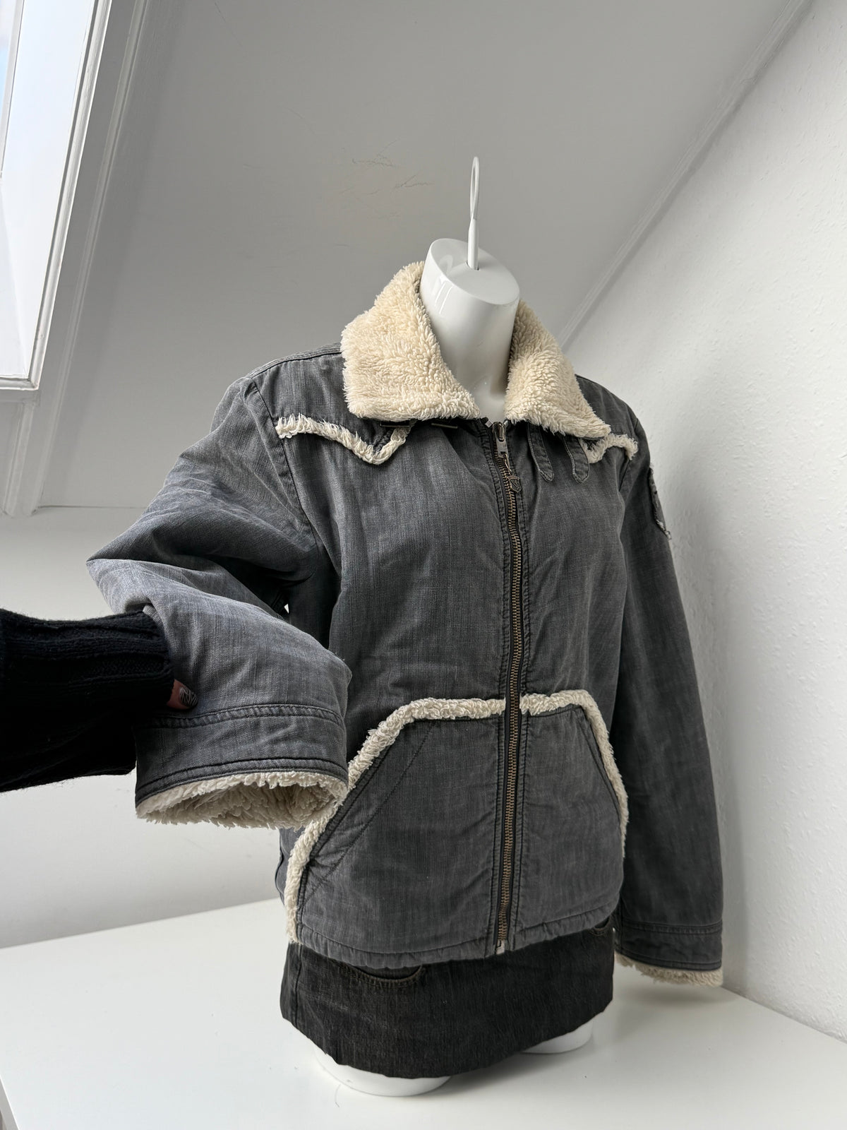 Vintage Diesel Aviator Bomber Jacket (M)
