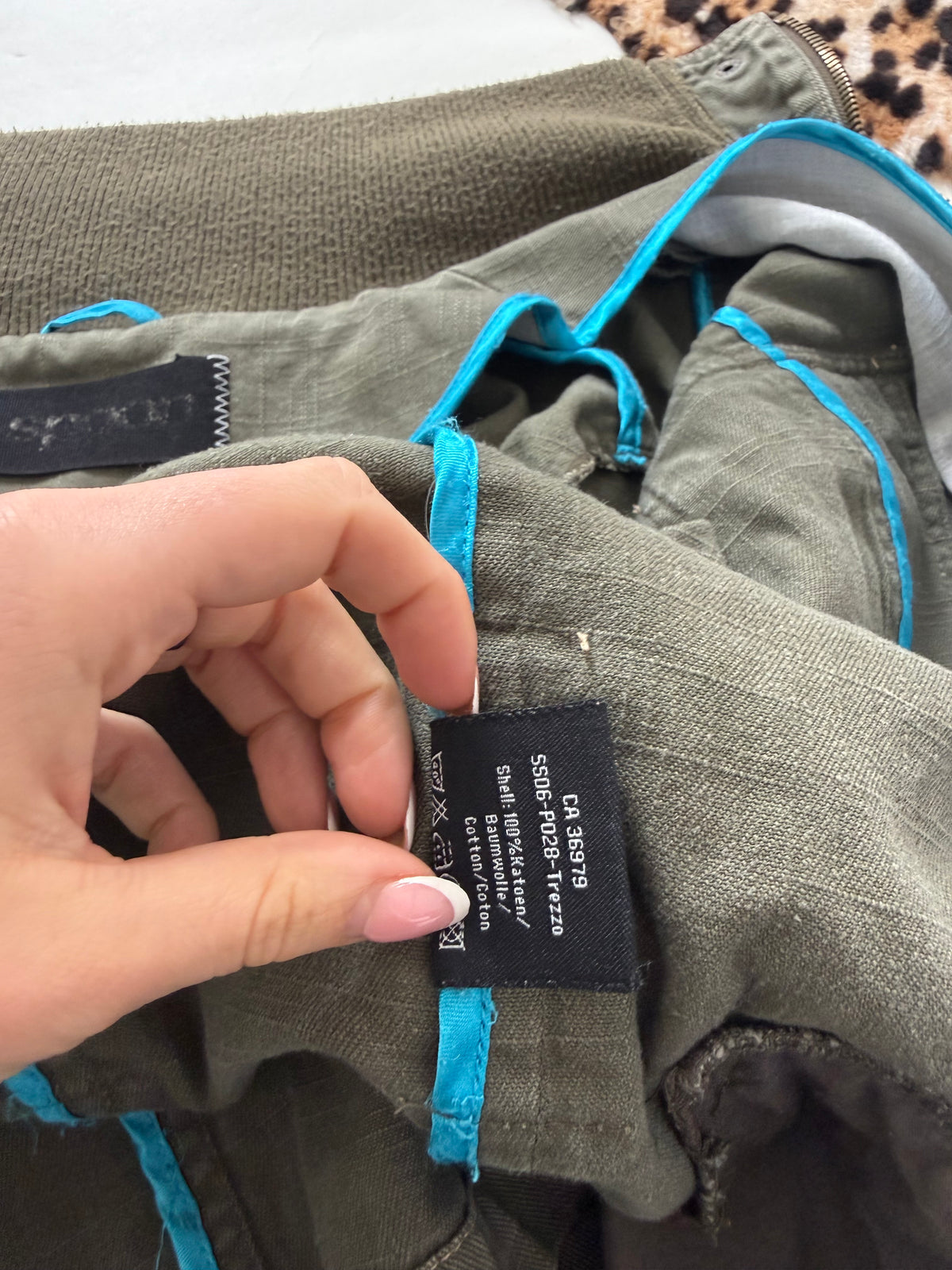 Khaki Cargo Jacket (UK12)