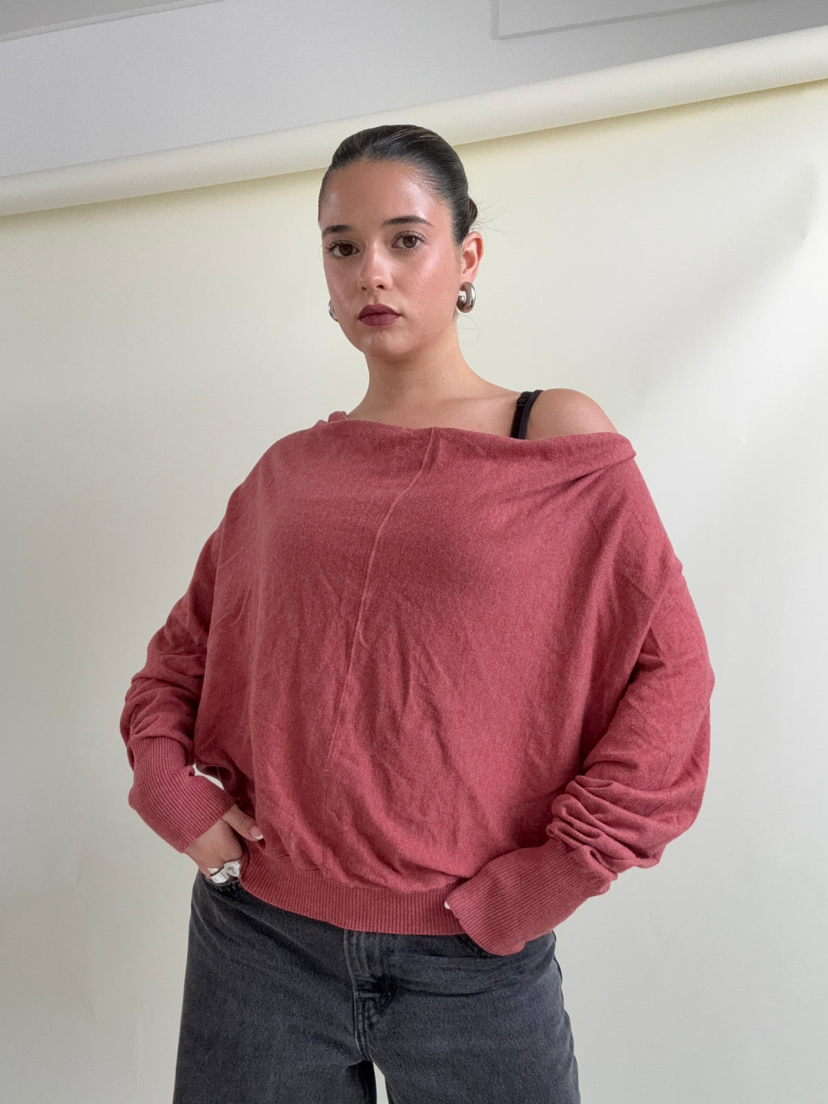 Allsaints Batwing Popper Jumper (M)