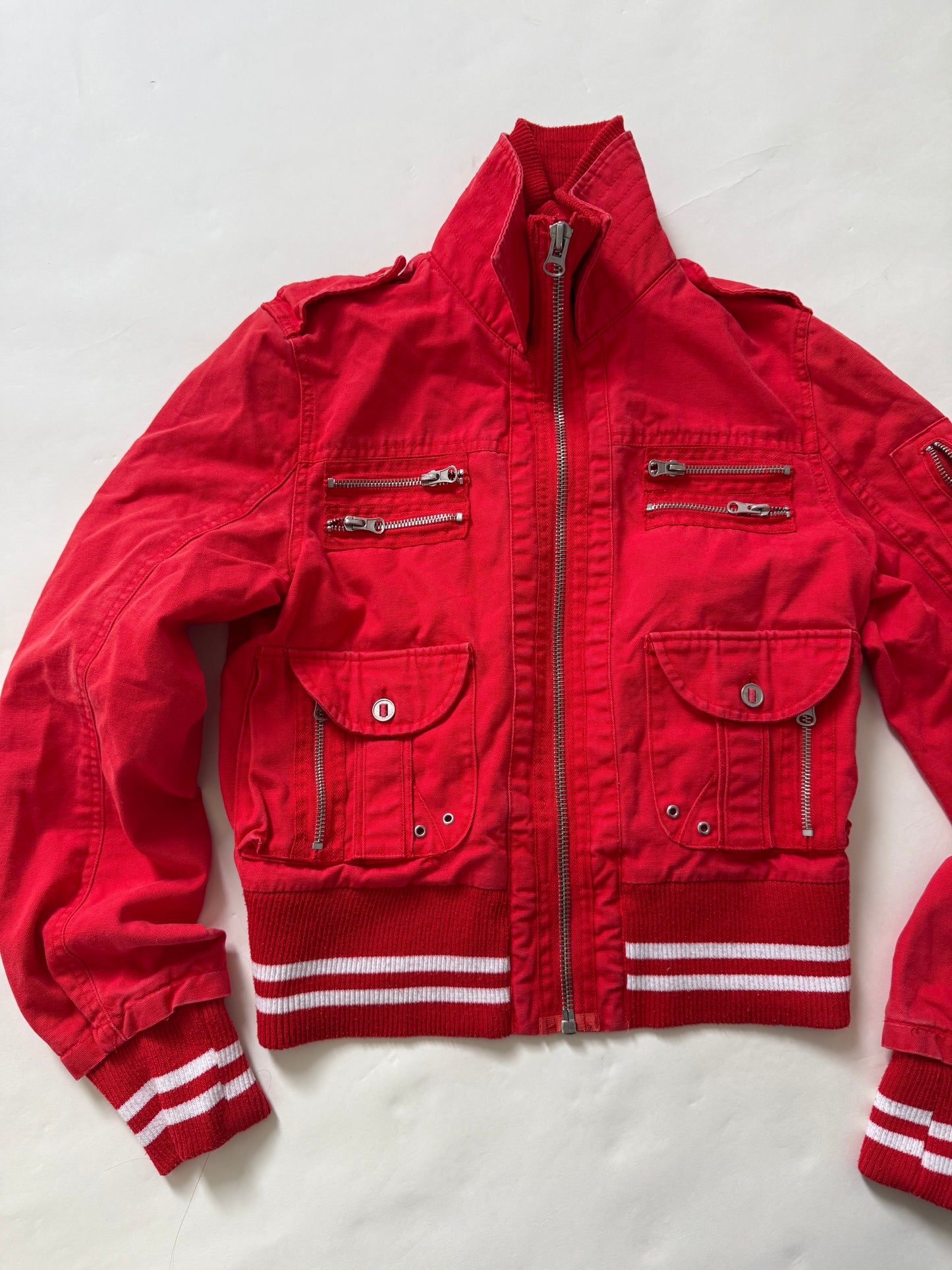 Red Cargo Jacket (S)